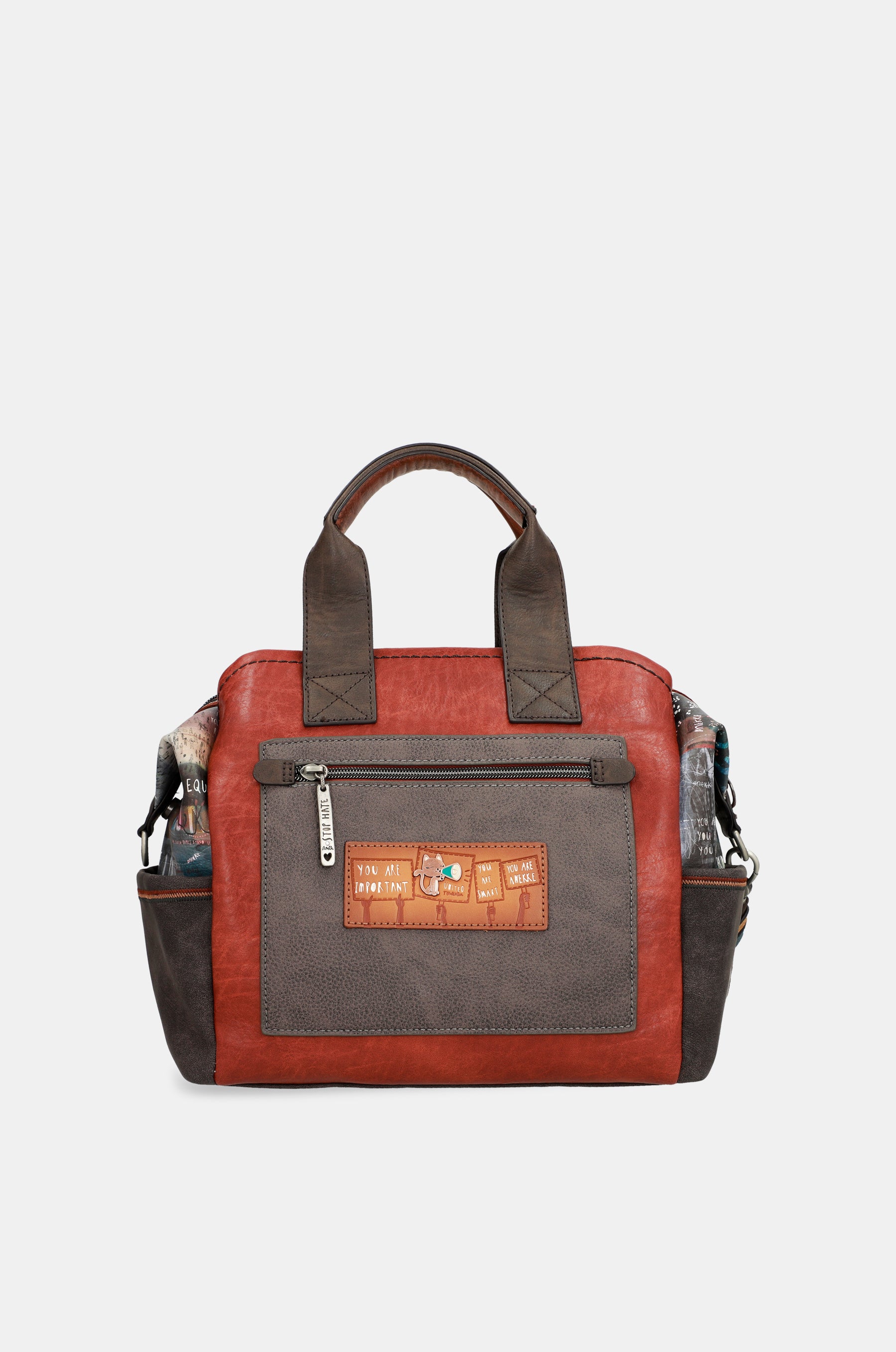 Respect shoulder bag with shoulder strap