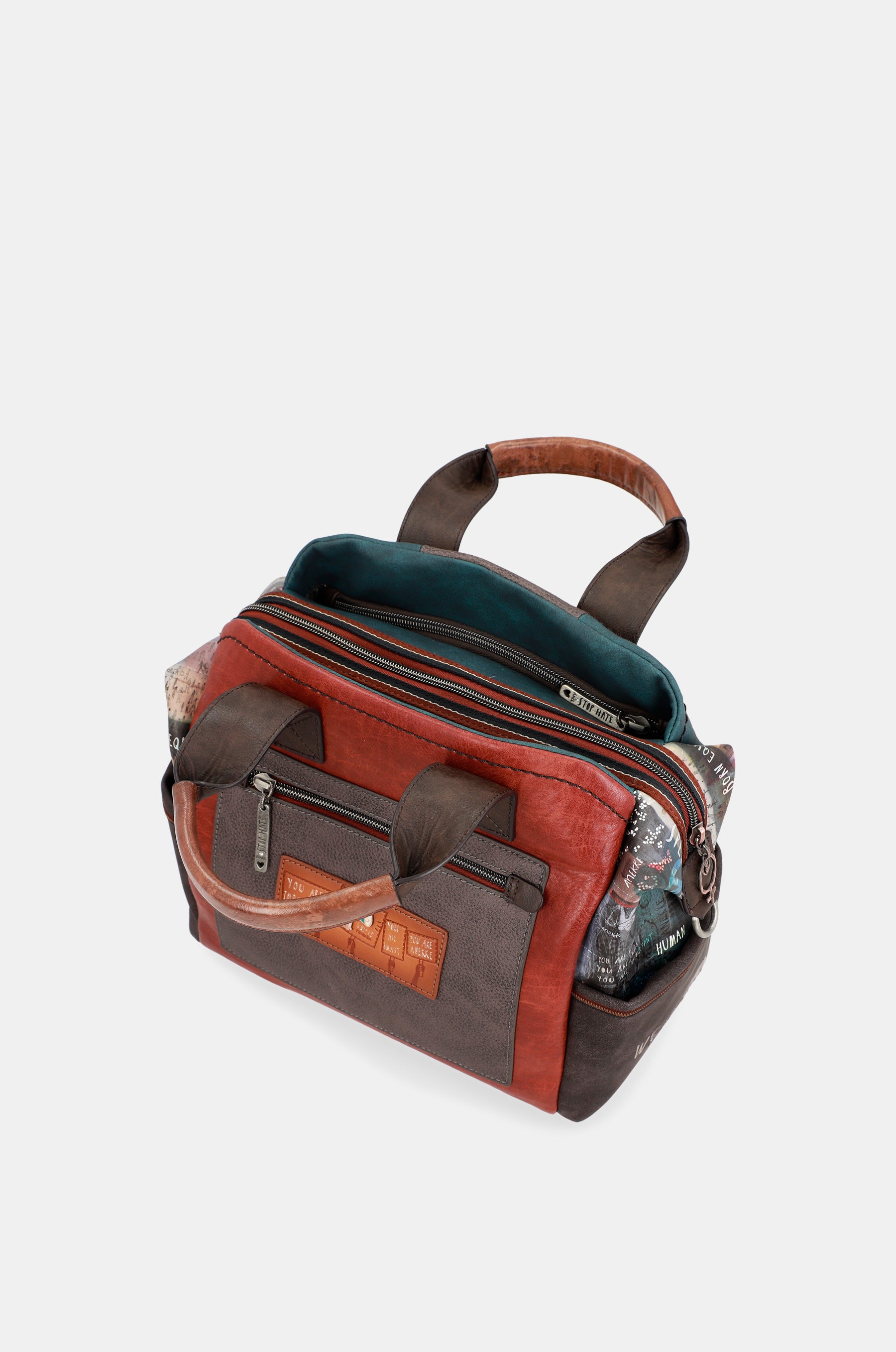 Respect shoulder bag with shoulder strap