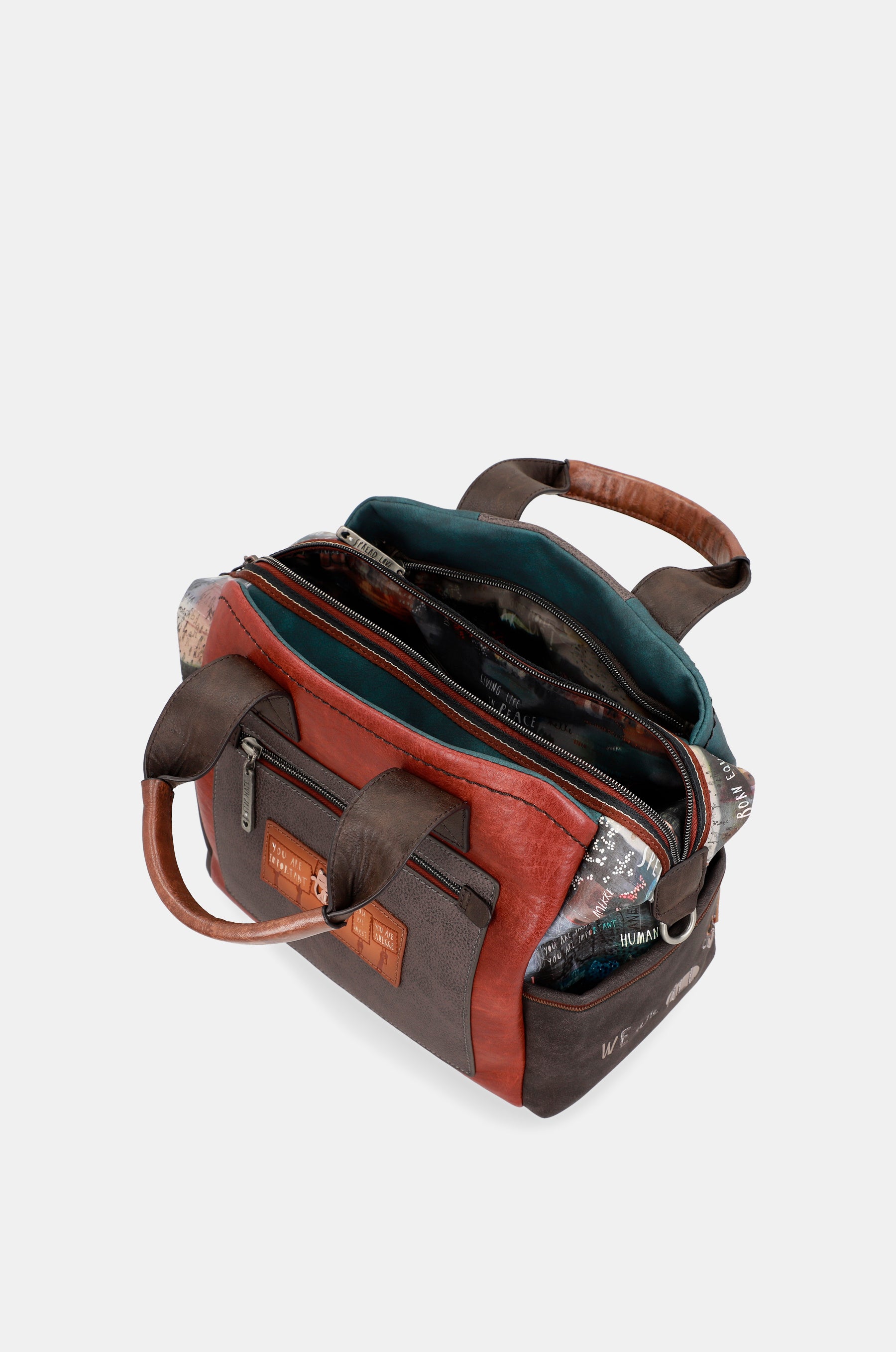 Respect shoulder bag with shoulder strap