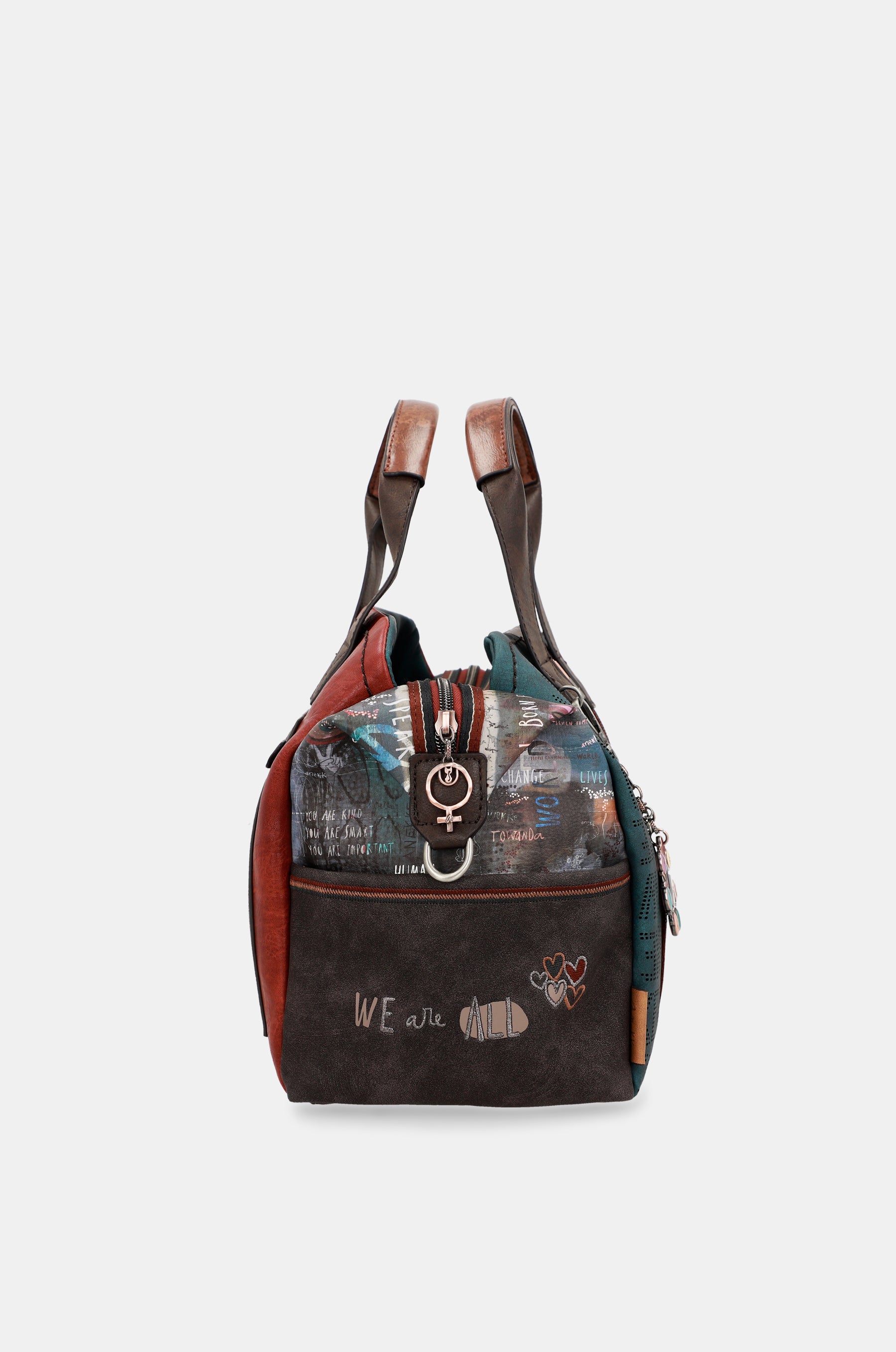 Respect shoulder bag with shoulder strap