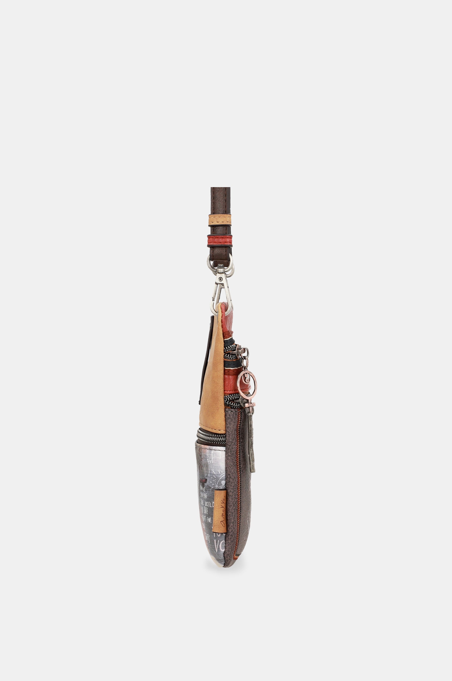 Respect dual compartment mini shoulder bag