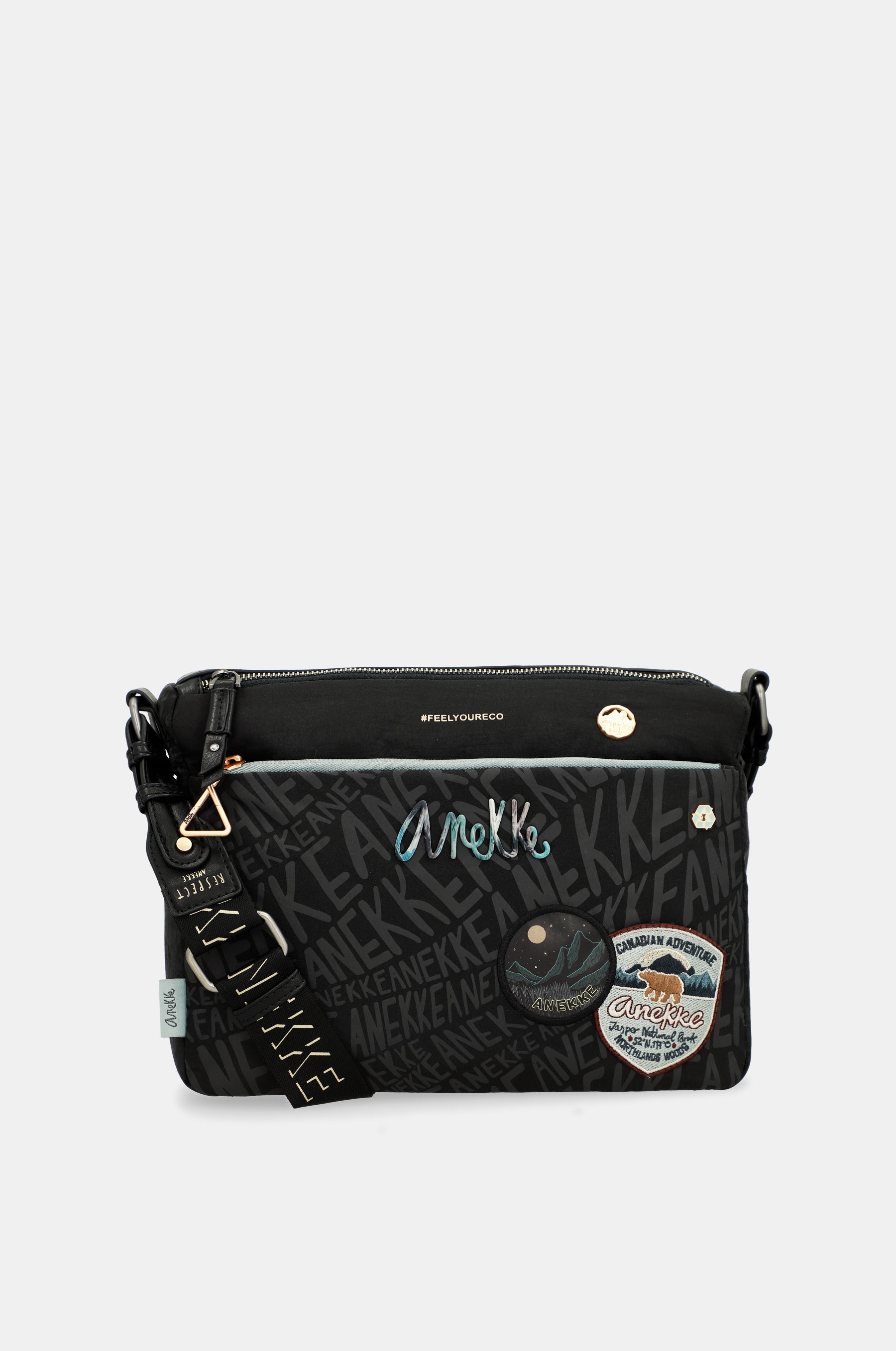 Nature Woods rectangular shoulder bag