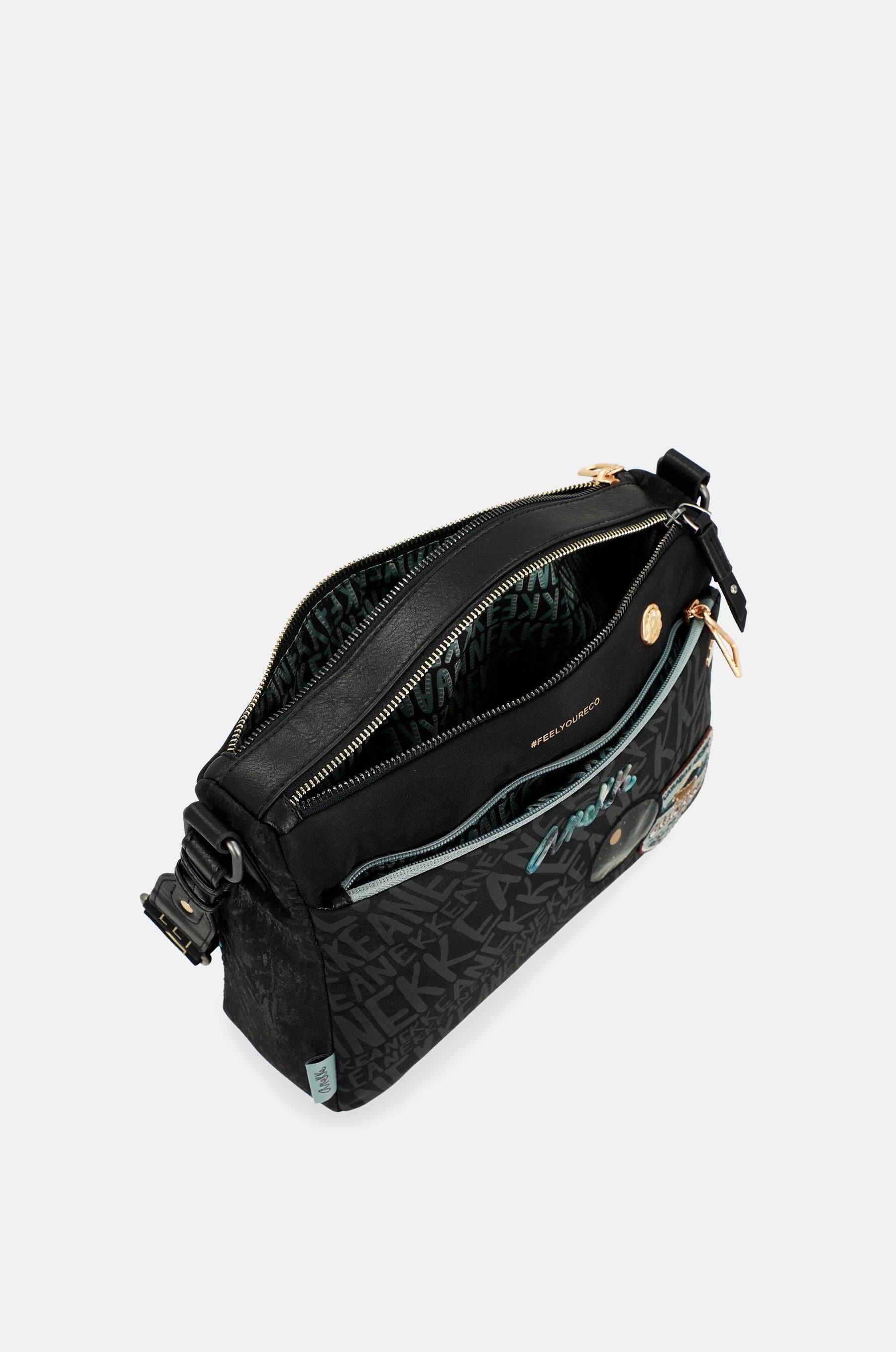 Nature Woods rectangular shoulder bag