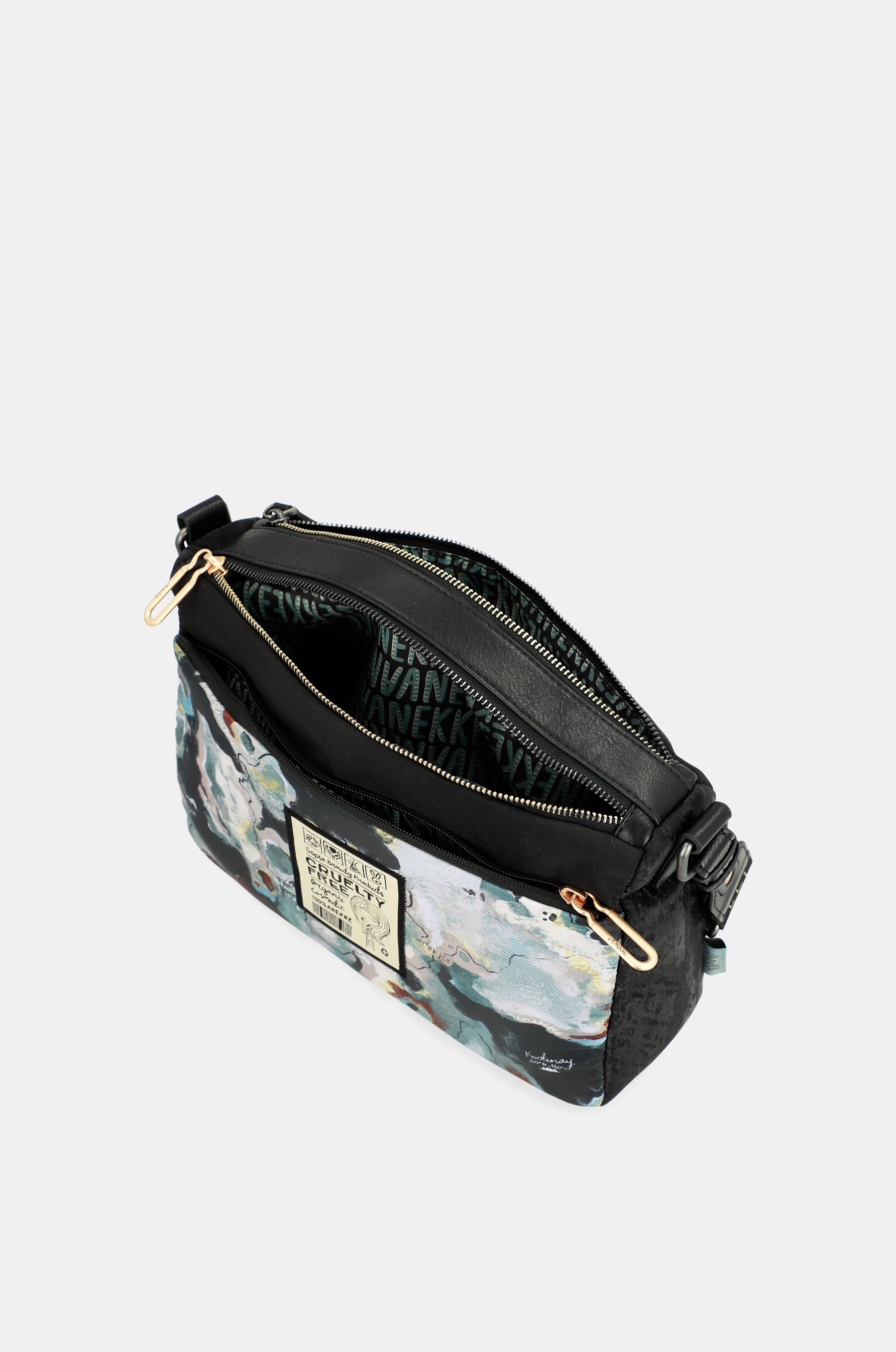 Nature Woods rectangular shoulder bag