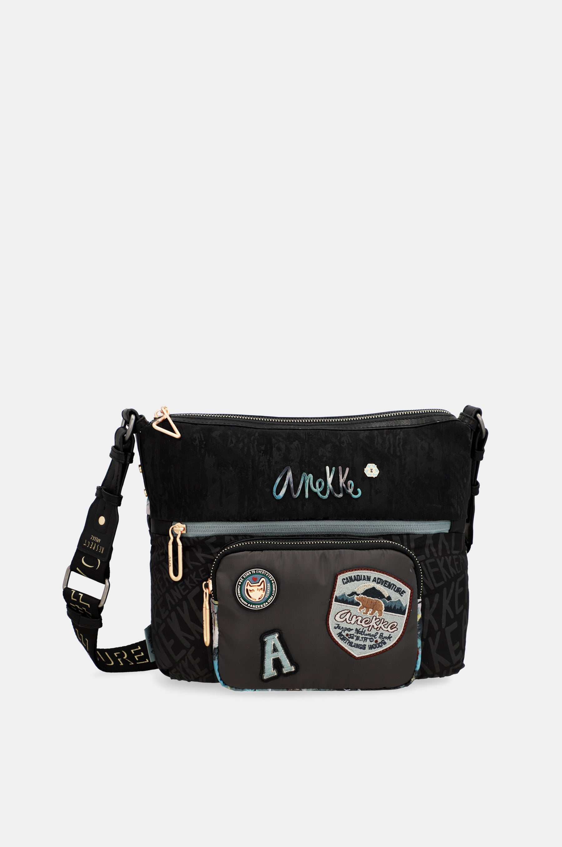 Nature Woods large shoulder bag