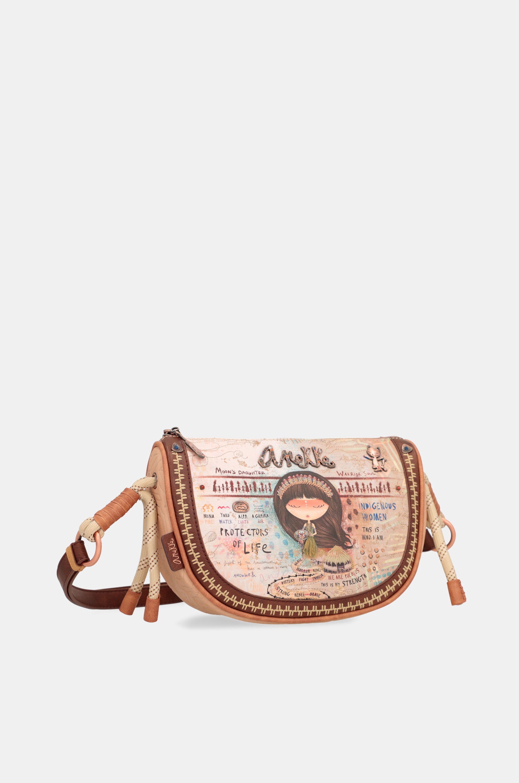 Menire oval crossbody bag