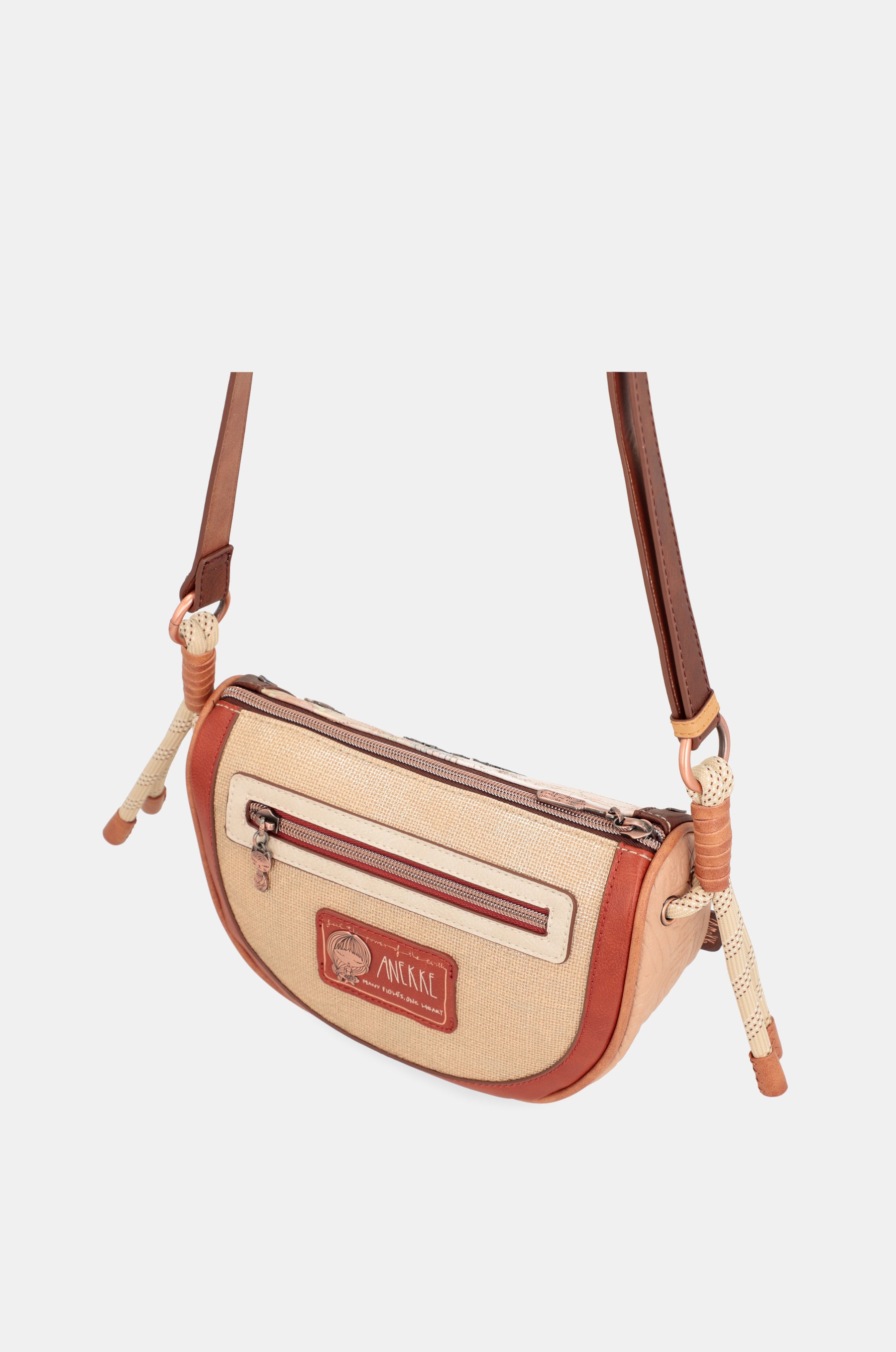 Menire oval crossbody bag