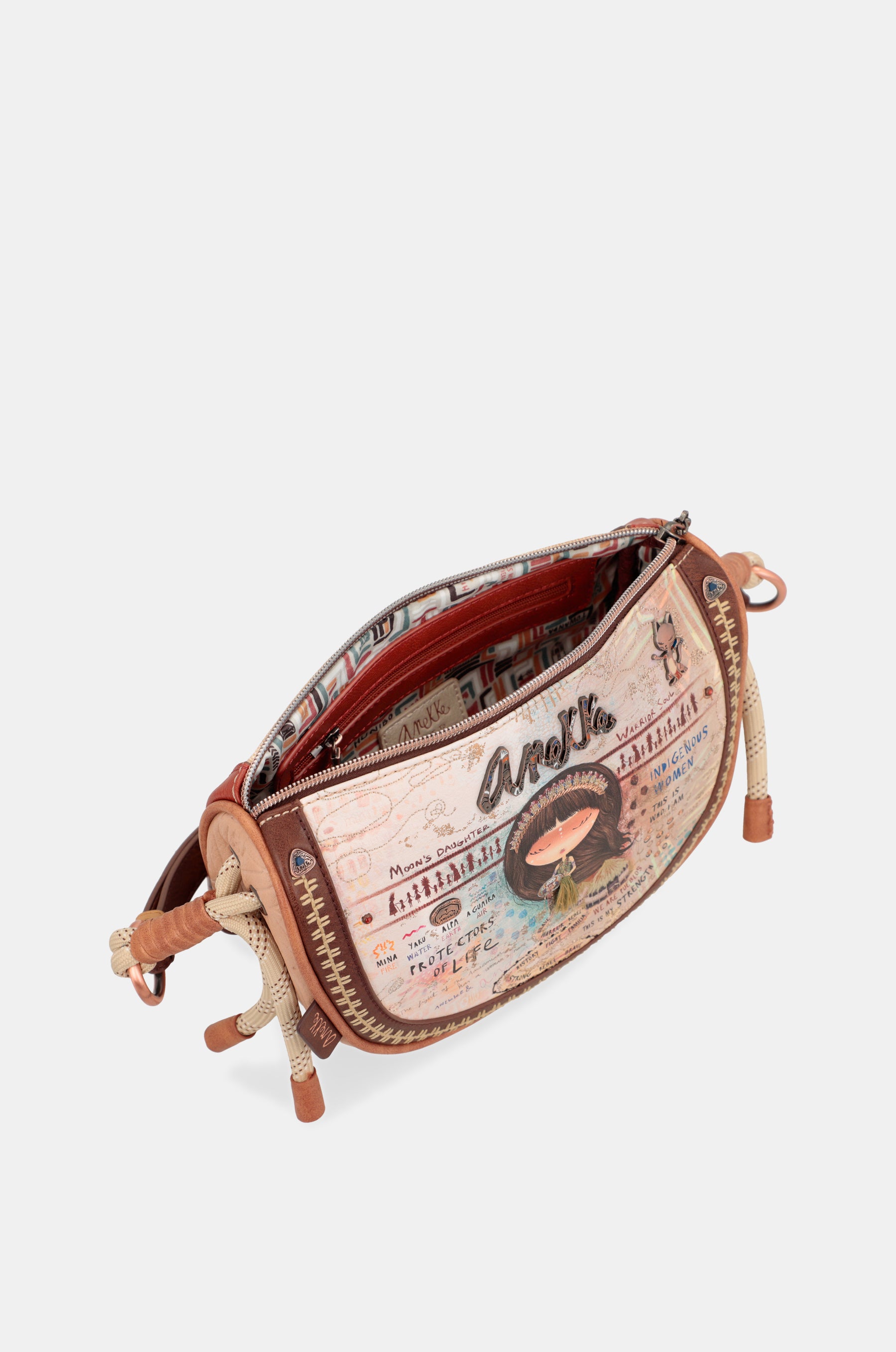Menire oval crossbody bag