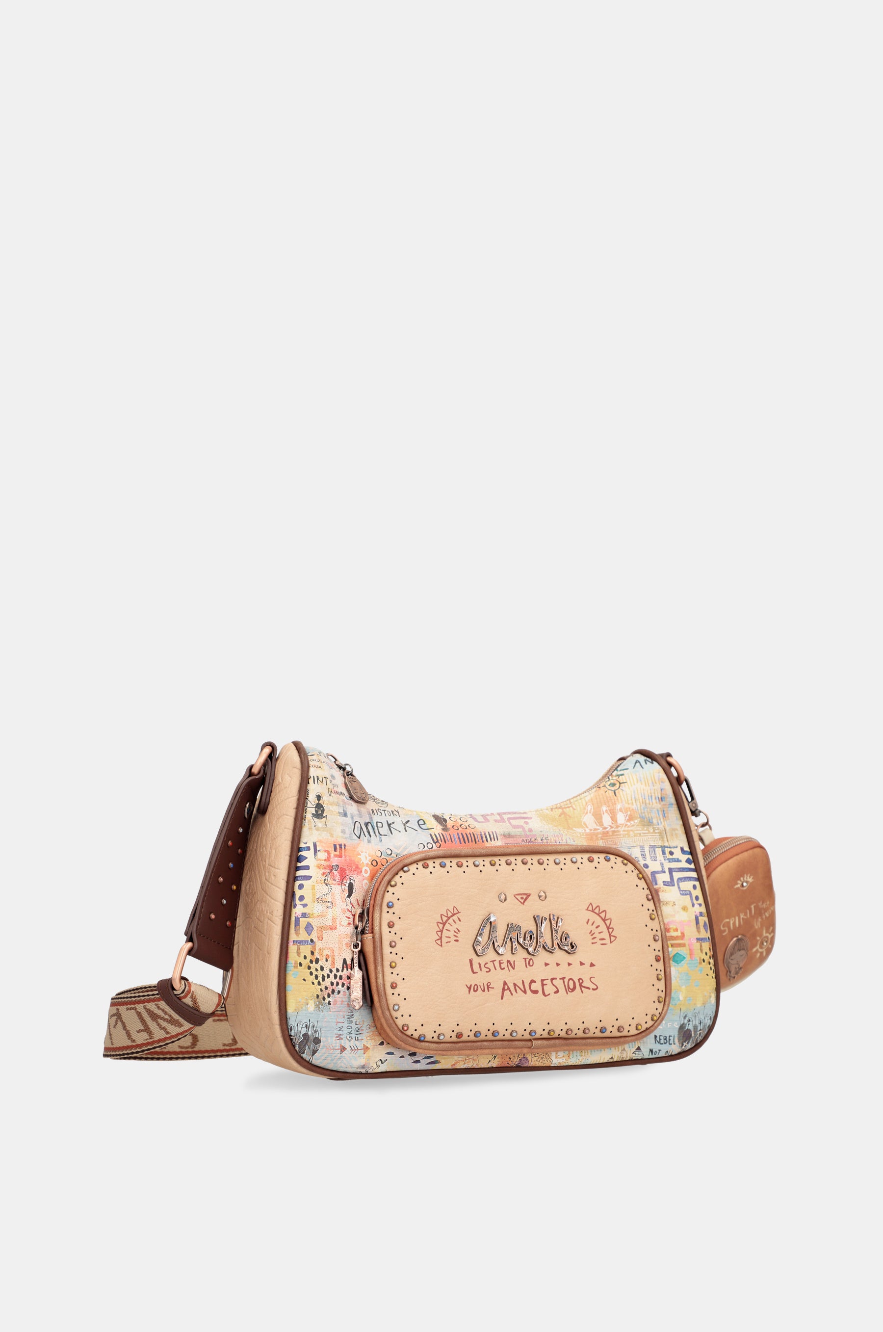 Tribe crossbody bag with mini wallet