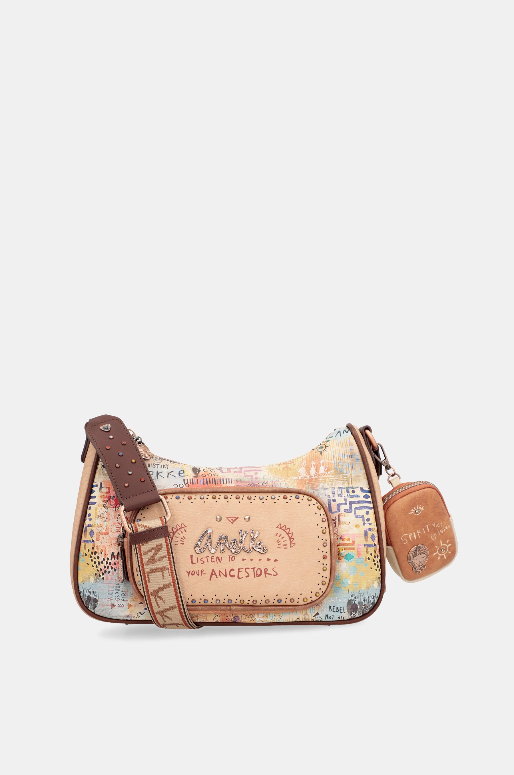 Tribe crossbody bag with mini wallet