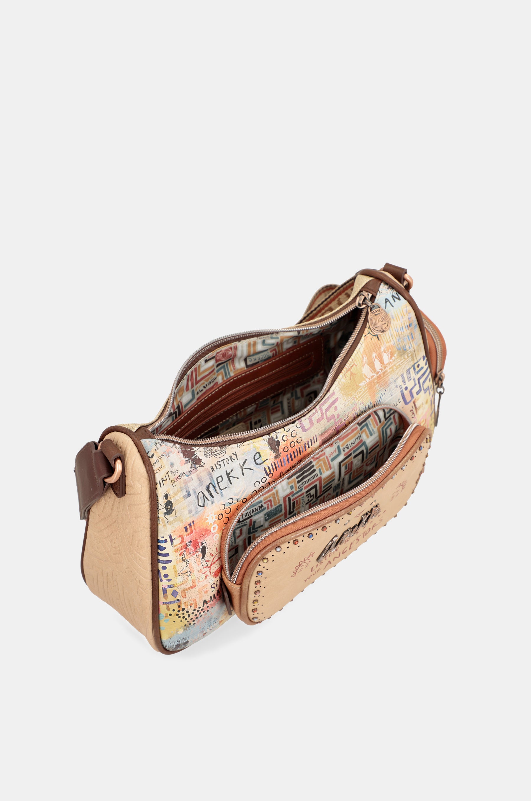 Tribe crossbody bag with mini wallet