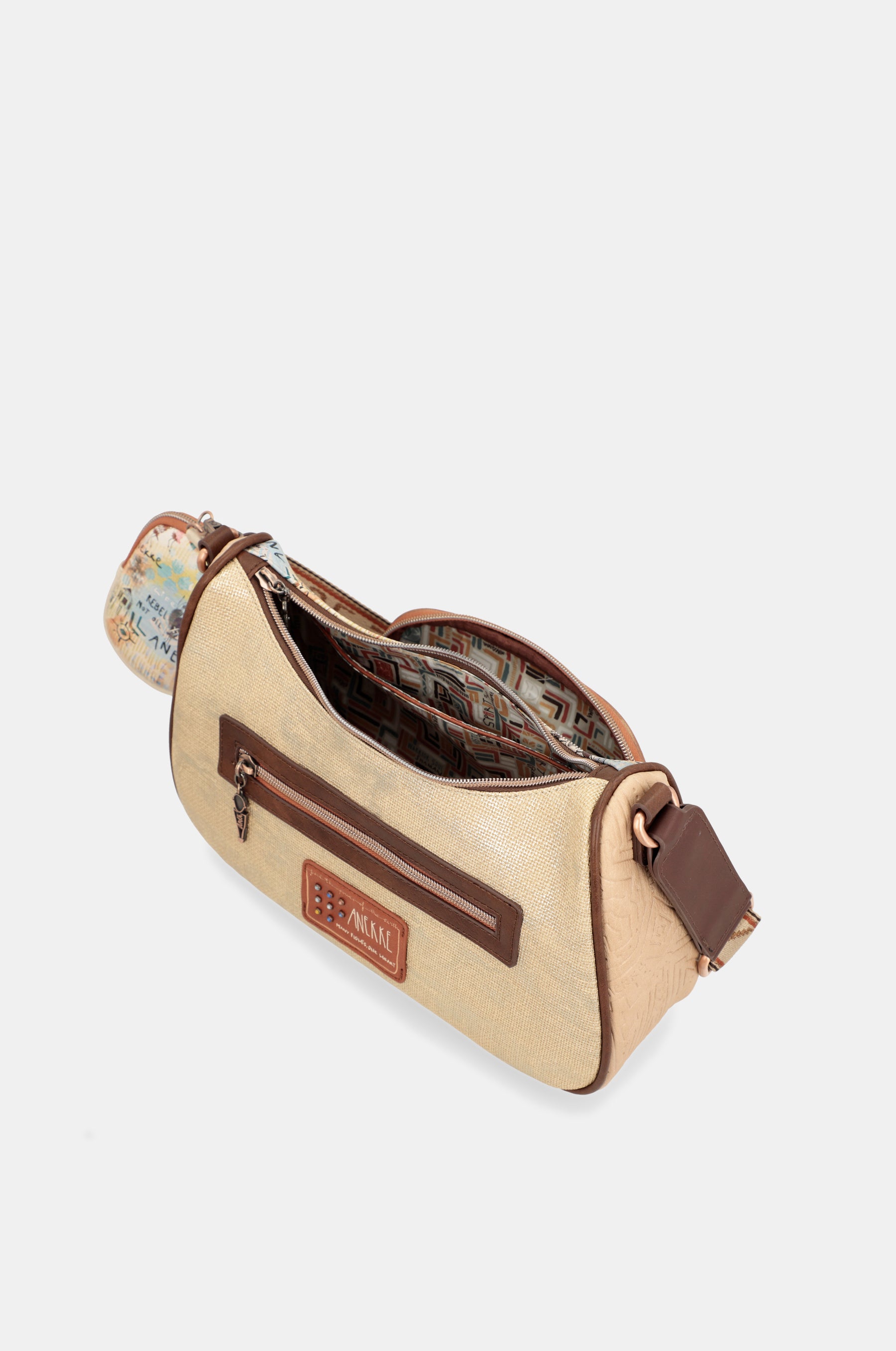 Tribe crossbody bag with mini wallet