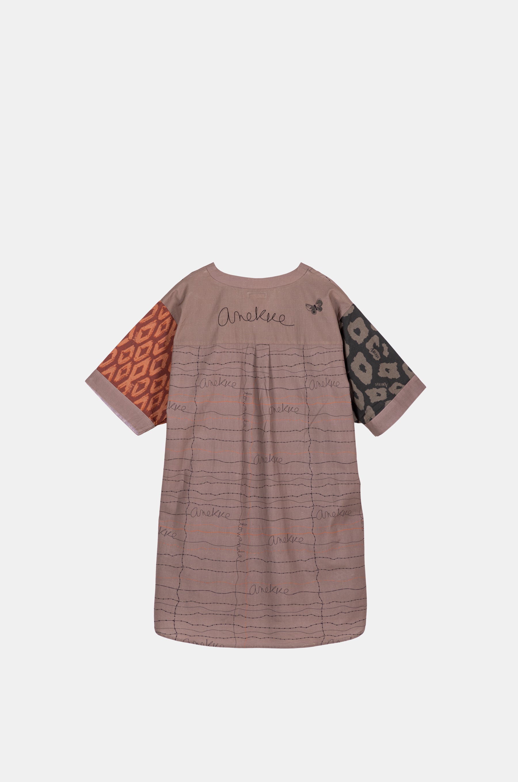 Animal print short dress