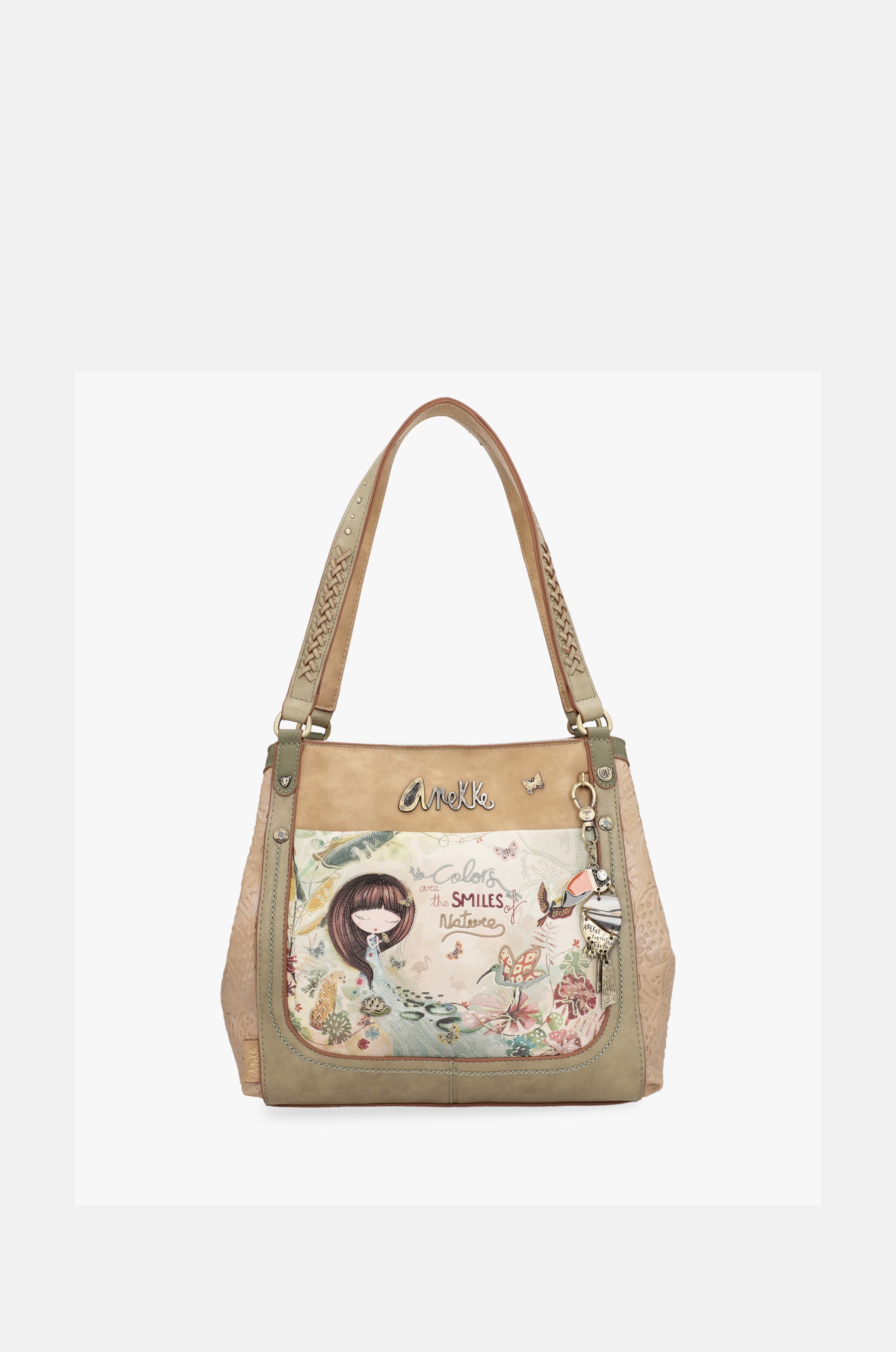 Amazonia crossbody bag with 3 compartments anekke