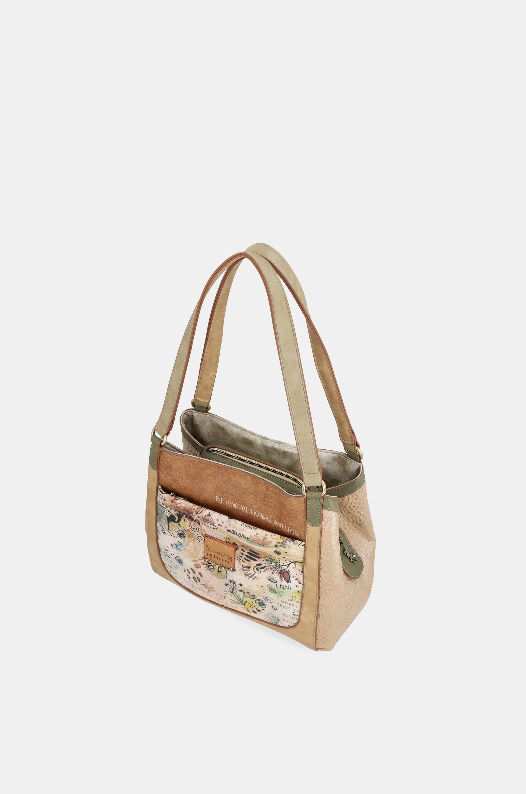Amazonia crossbody bag with 3 compartments anekke