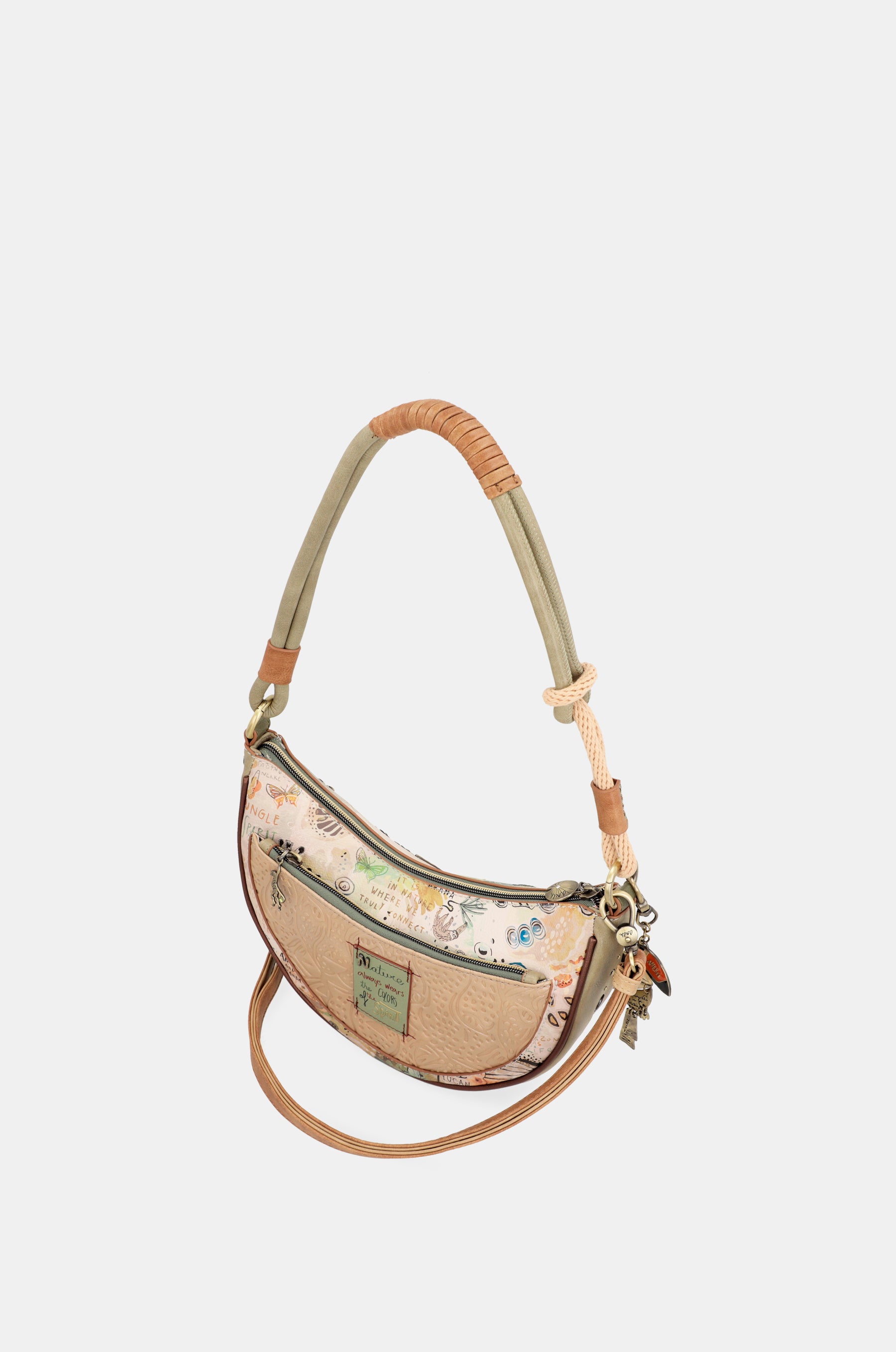 Amazonia oval crossbody bag plus messenger bag