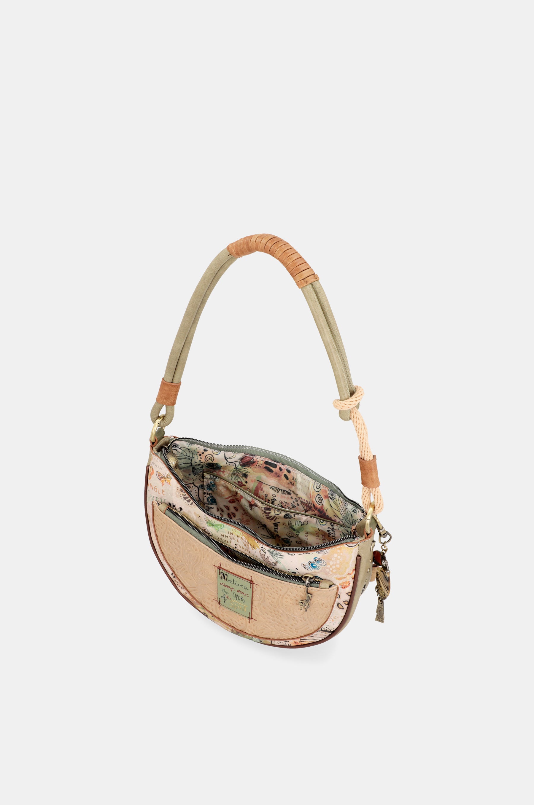 Amazonia oval crossbody bag plus messenger bag