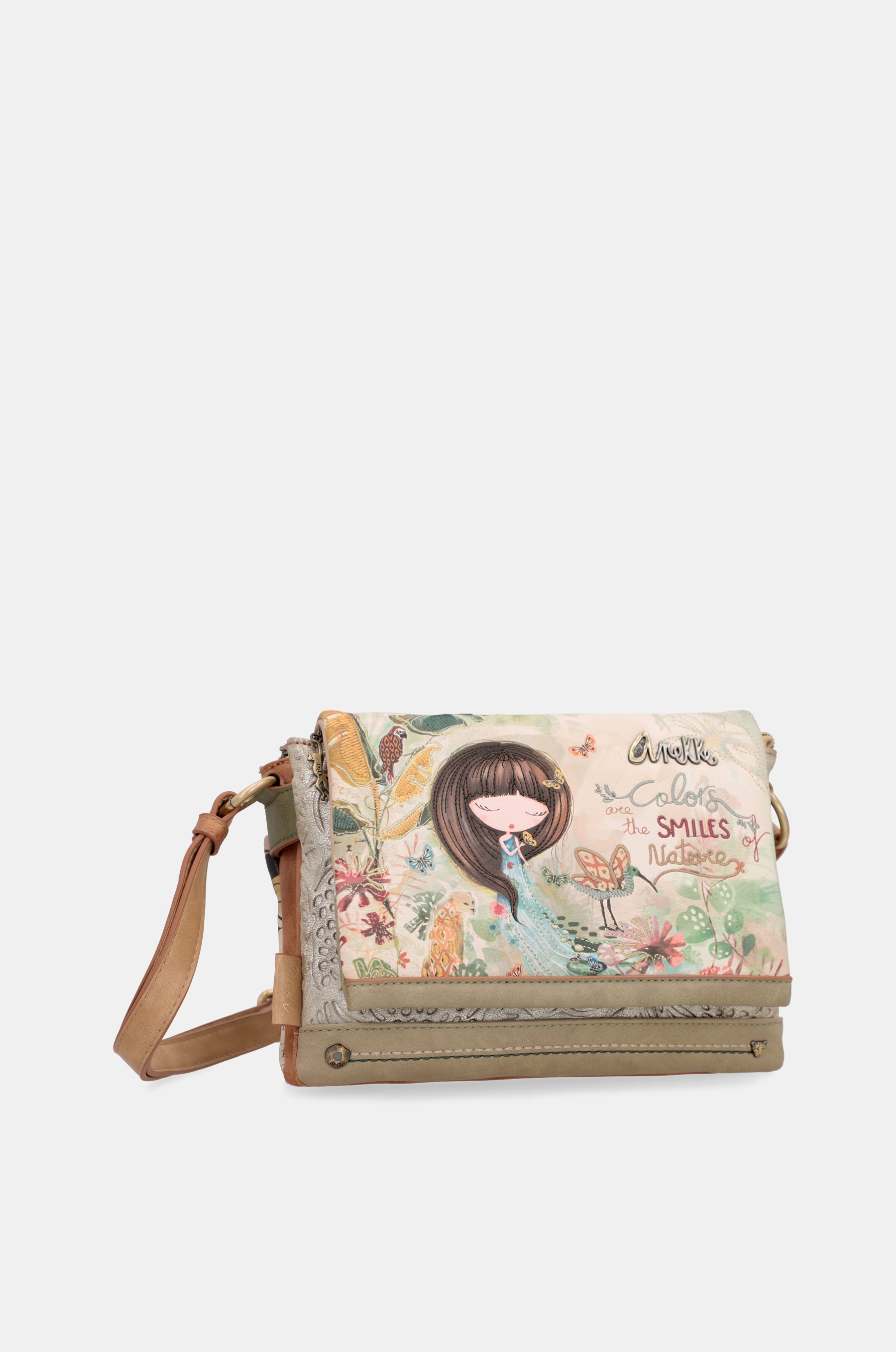 Amazonia flap crossbody bag