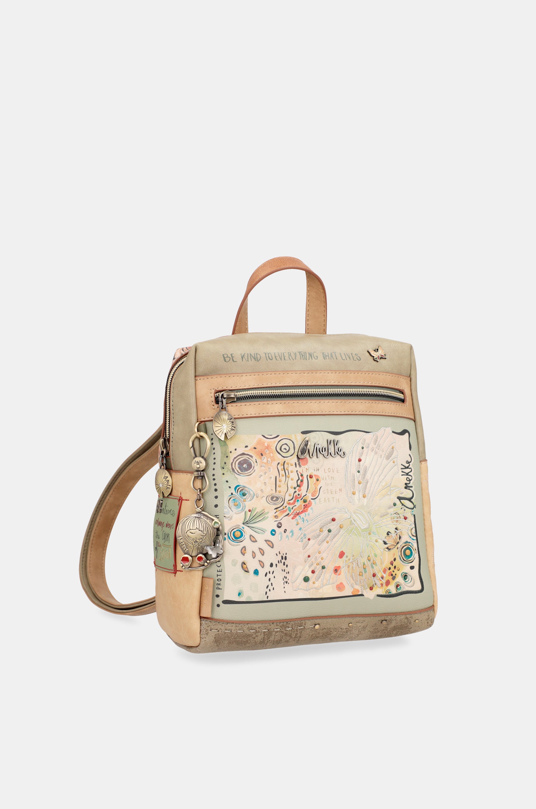 Butterfly printed backpack