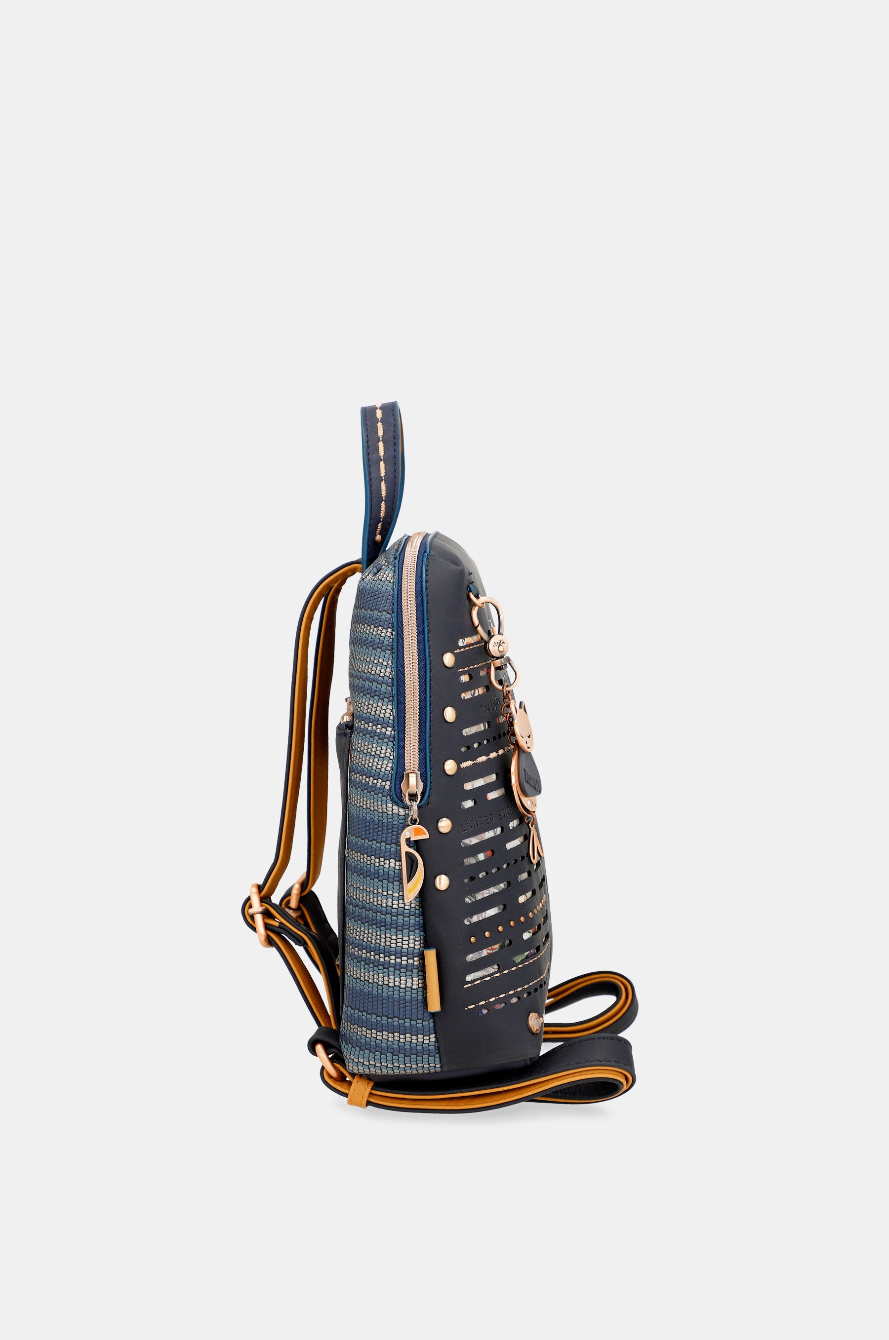 Nature Pachamama navy blue backpack
