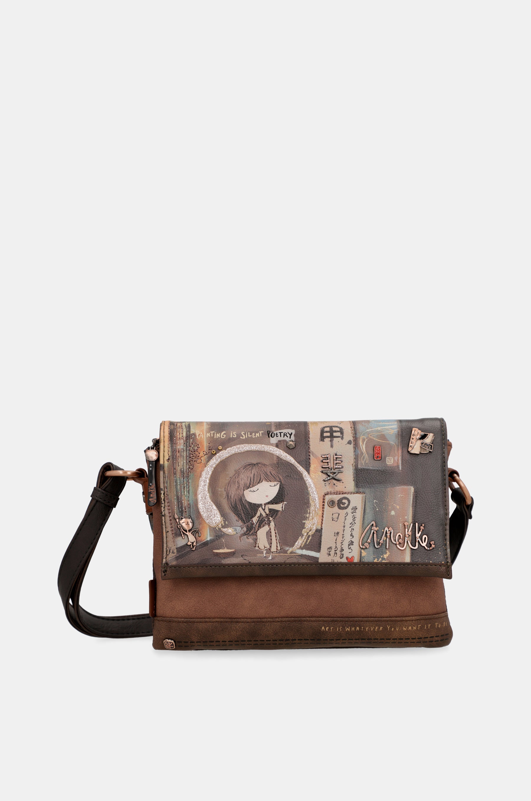Shōen 3 compartment flap bag