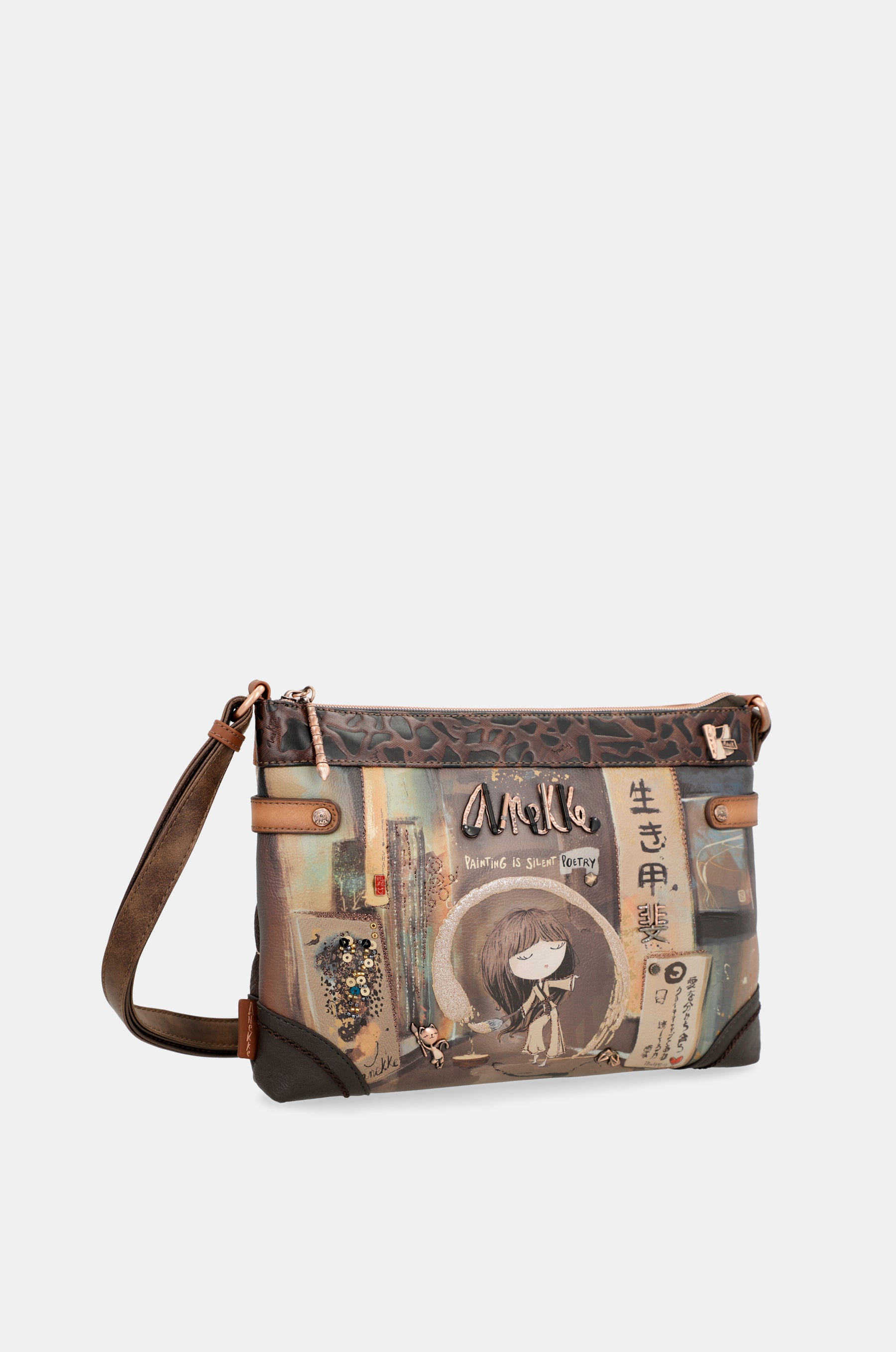 Shōen mini double compartment shoulder bag