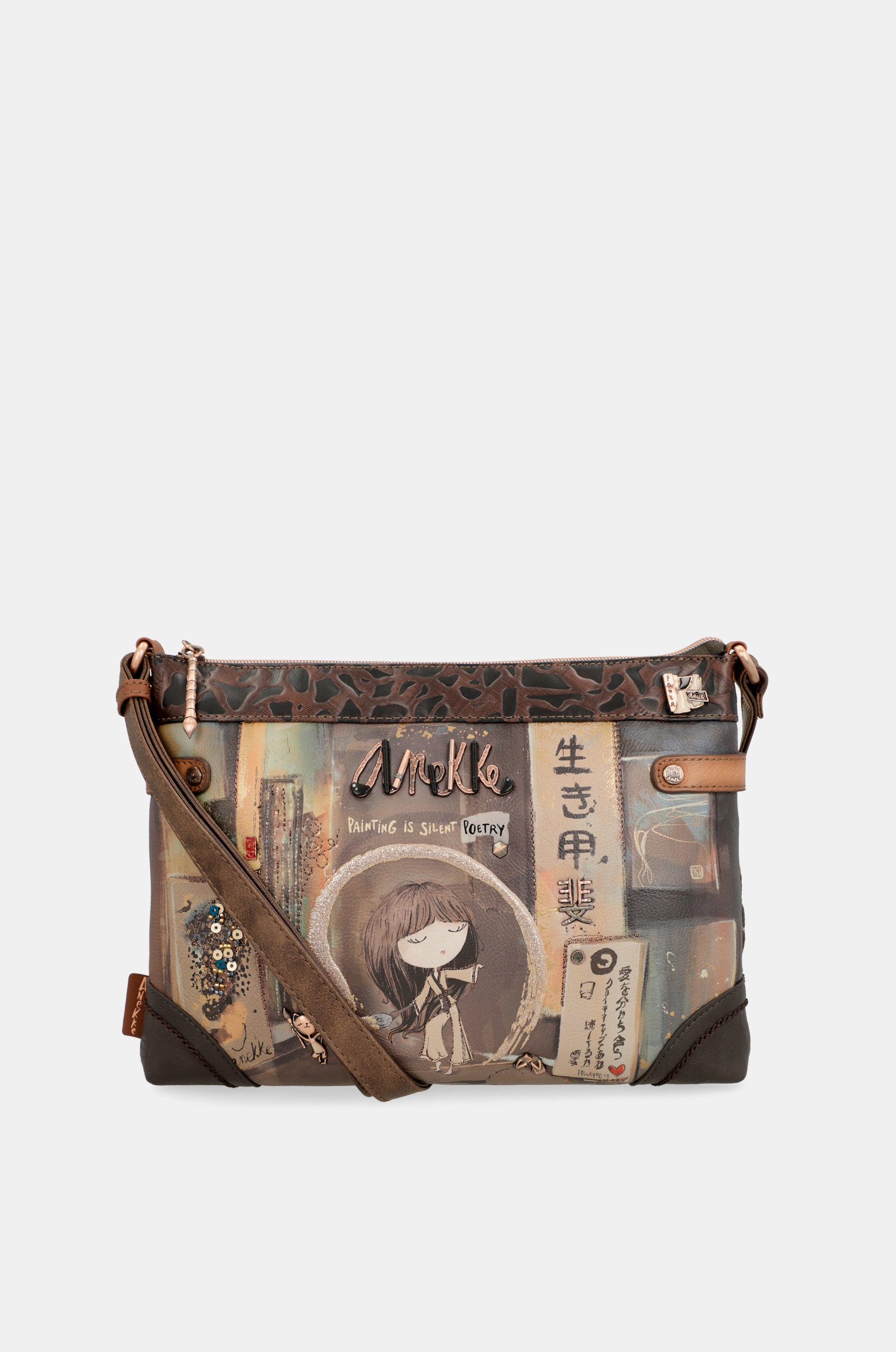 Shōen mini double compartment shoulder bag