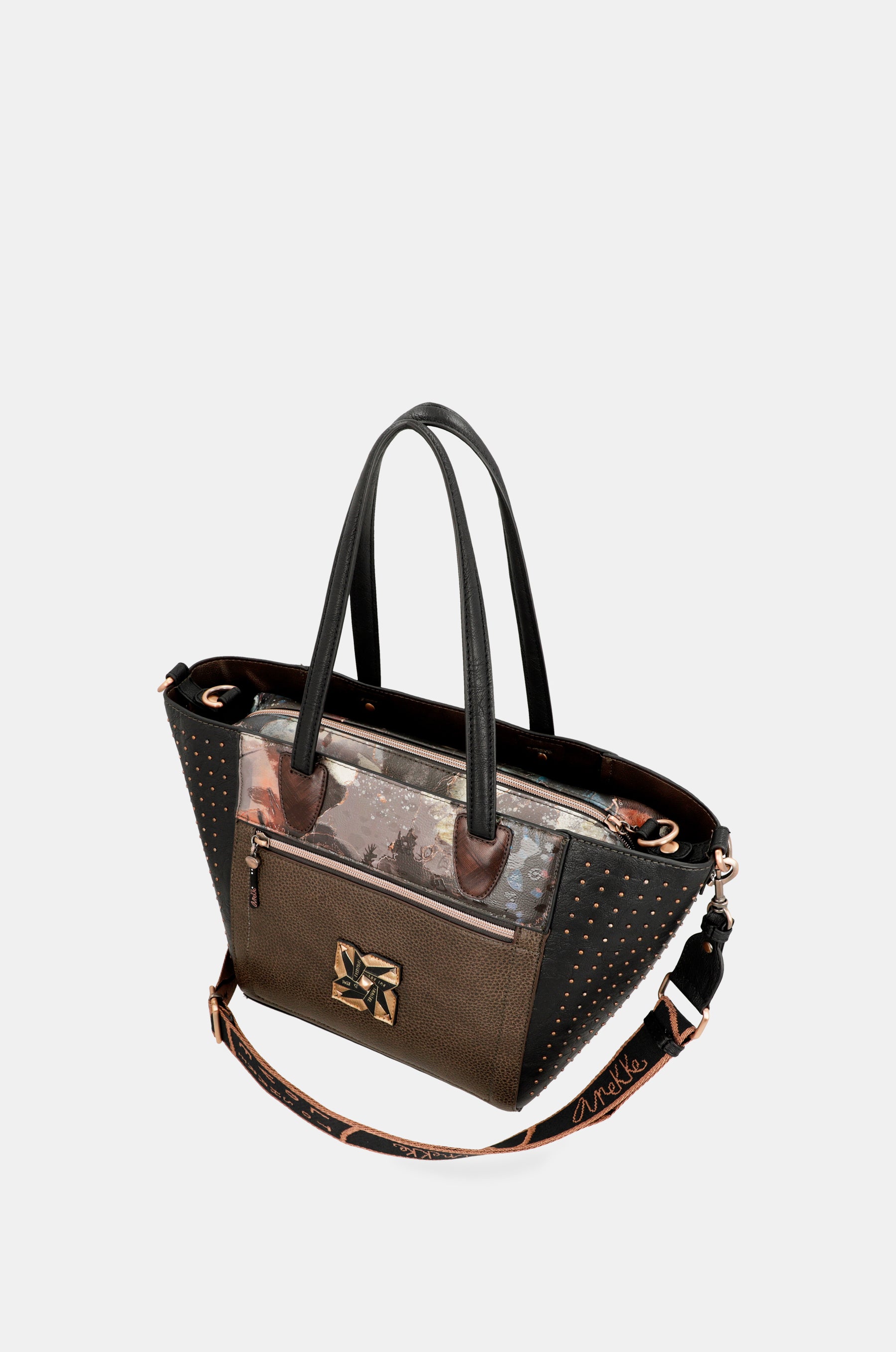 Large shopper with removable interior Shōen