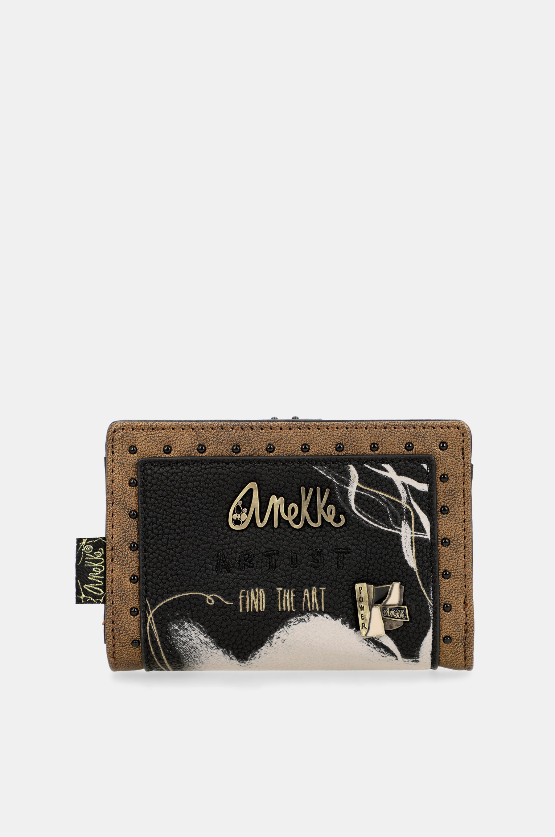 Nature Shodō black flexible RFID wallet