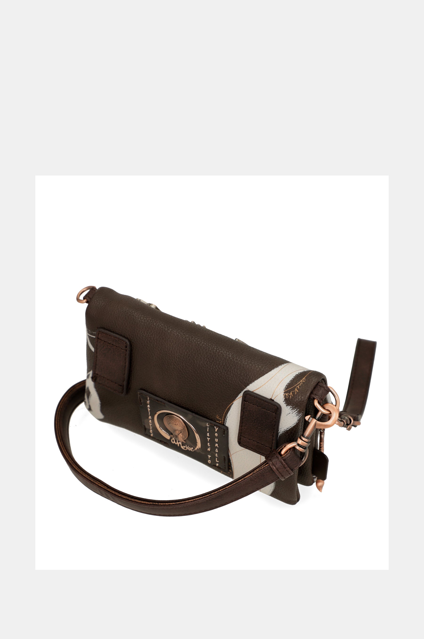 Small brown shoulder bag Nature Shodō