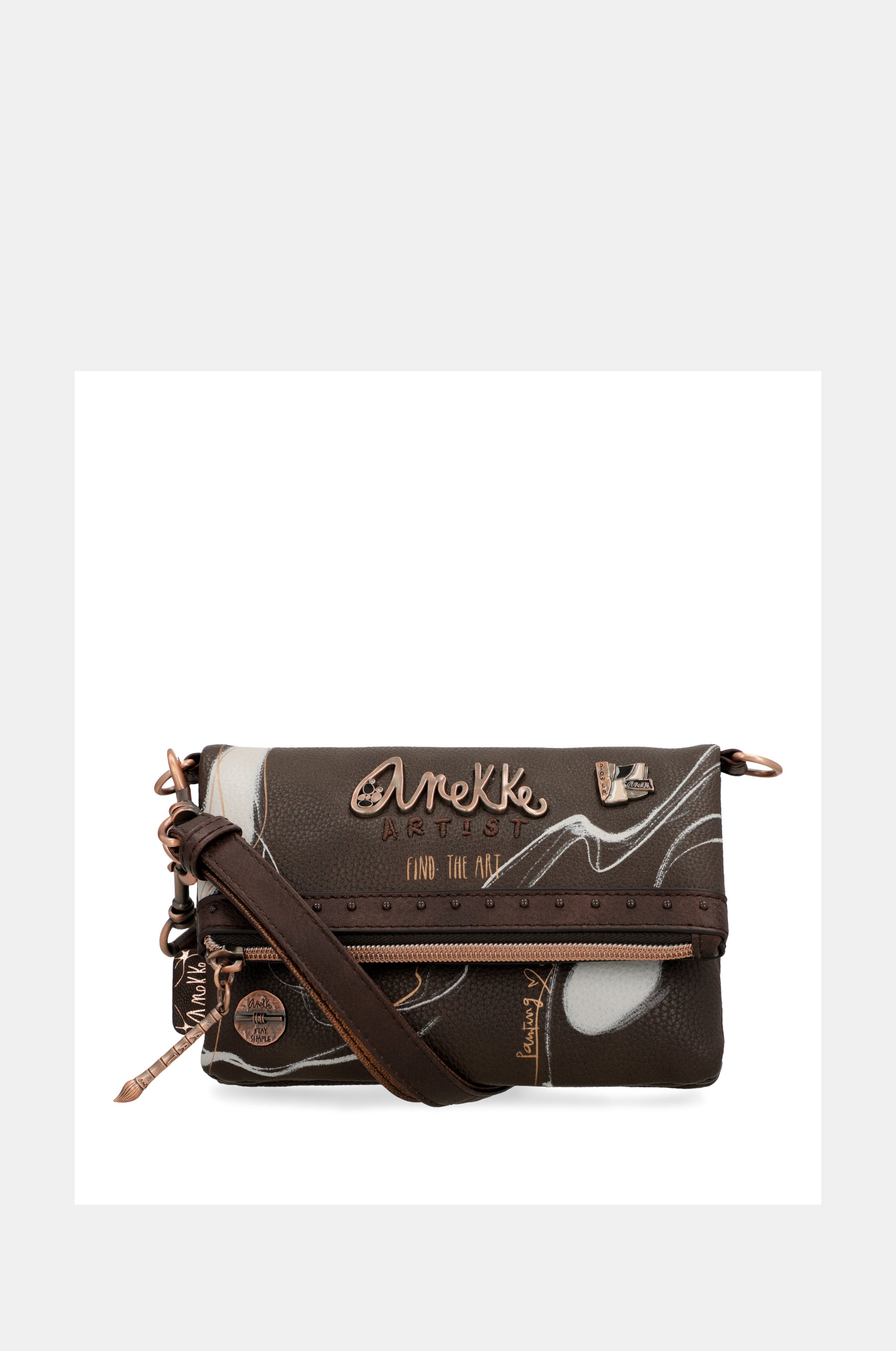 Small brown shoulder bag Nature Shodō