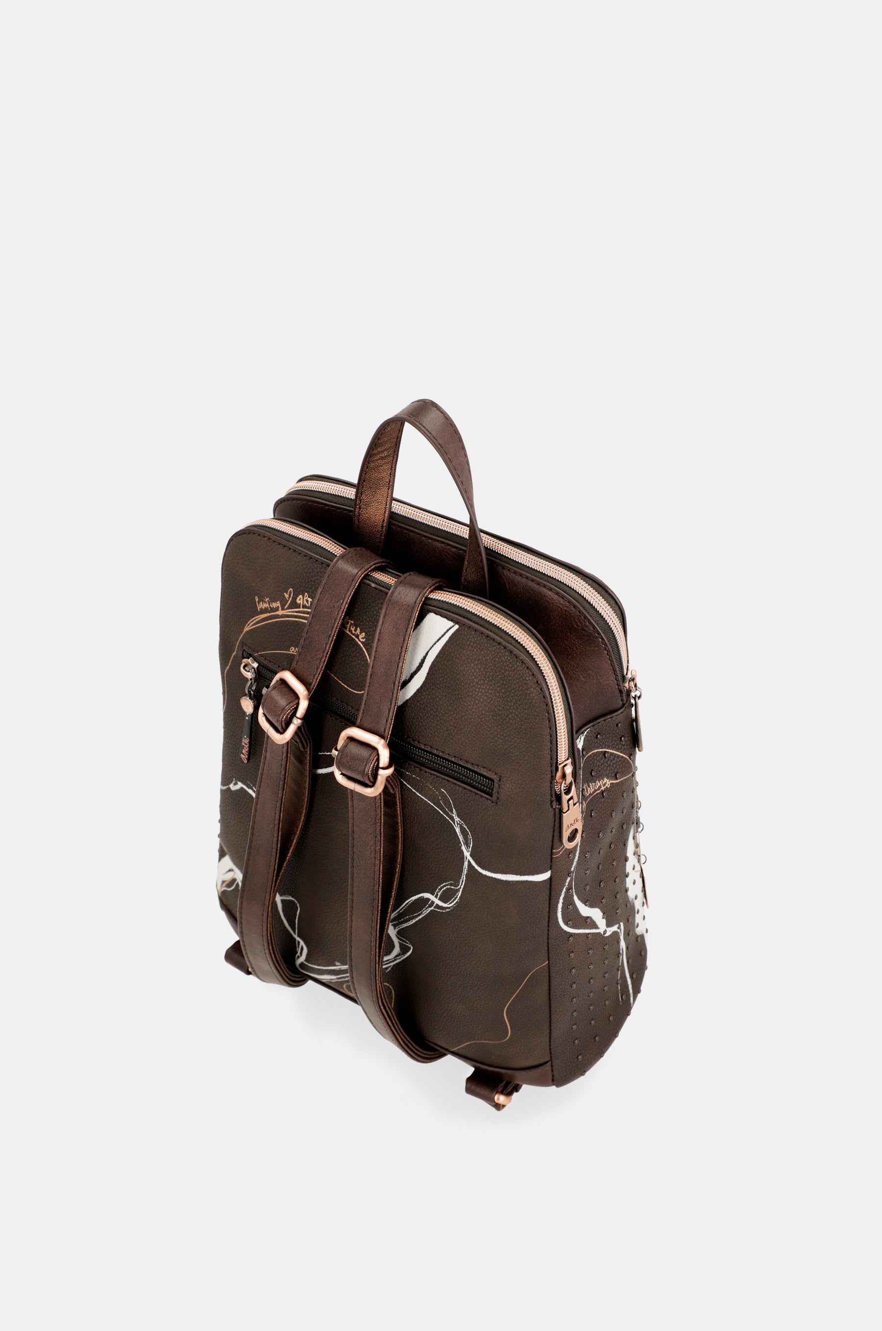 Nature Shodō 2 compartment backpack brown