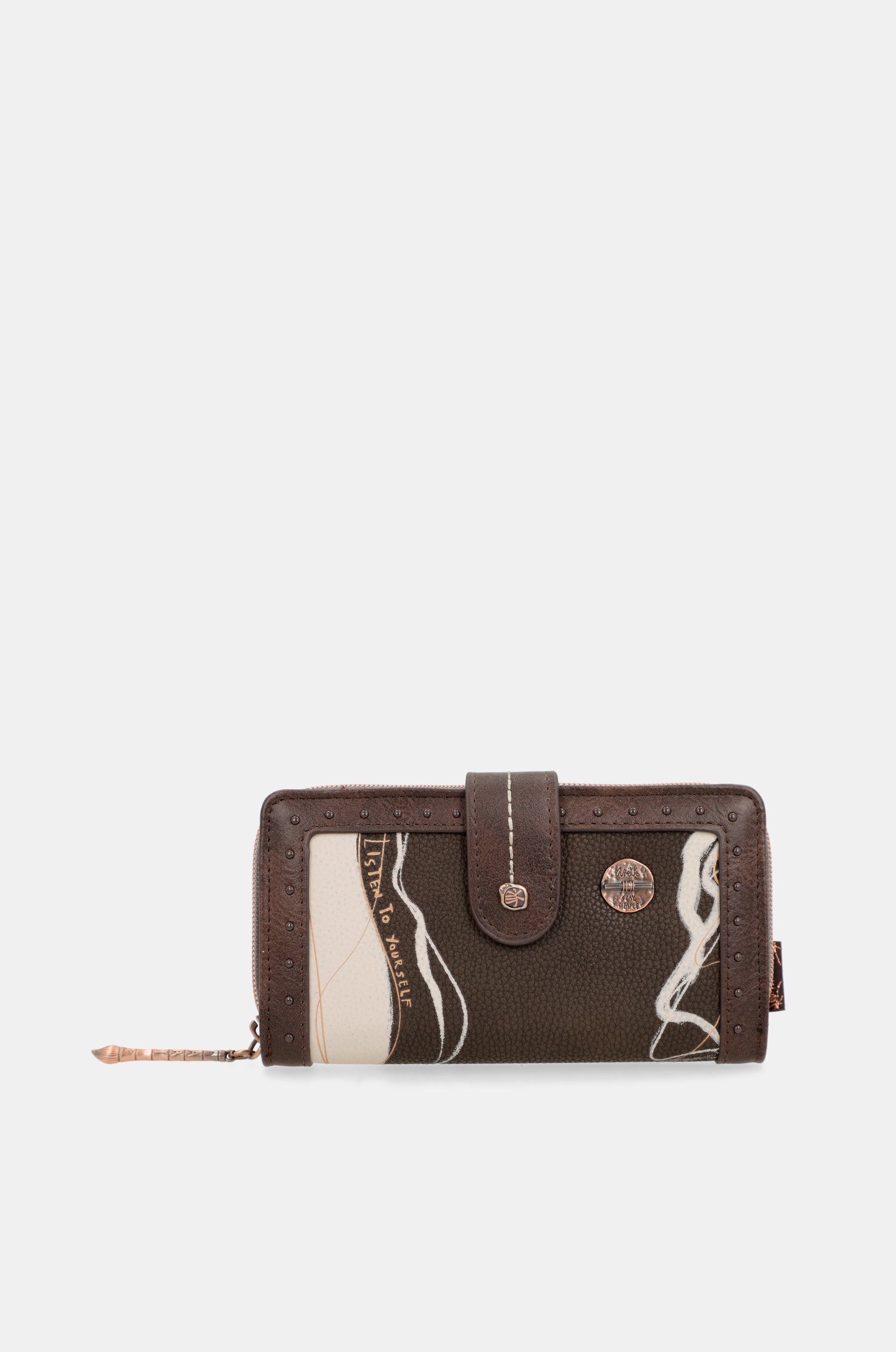 Nature Shodō Large Brown RFID Wallet Nature Shodō