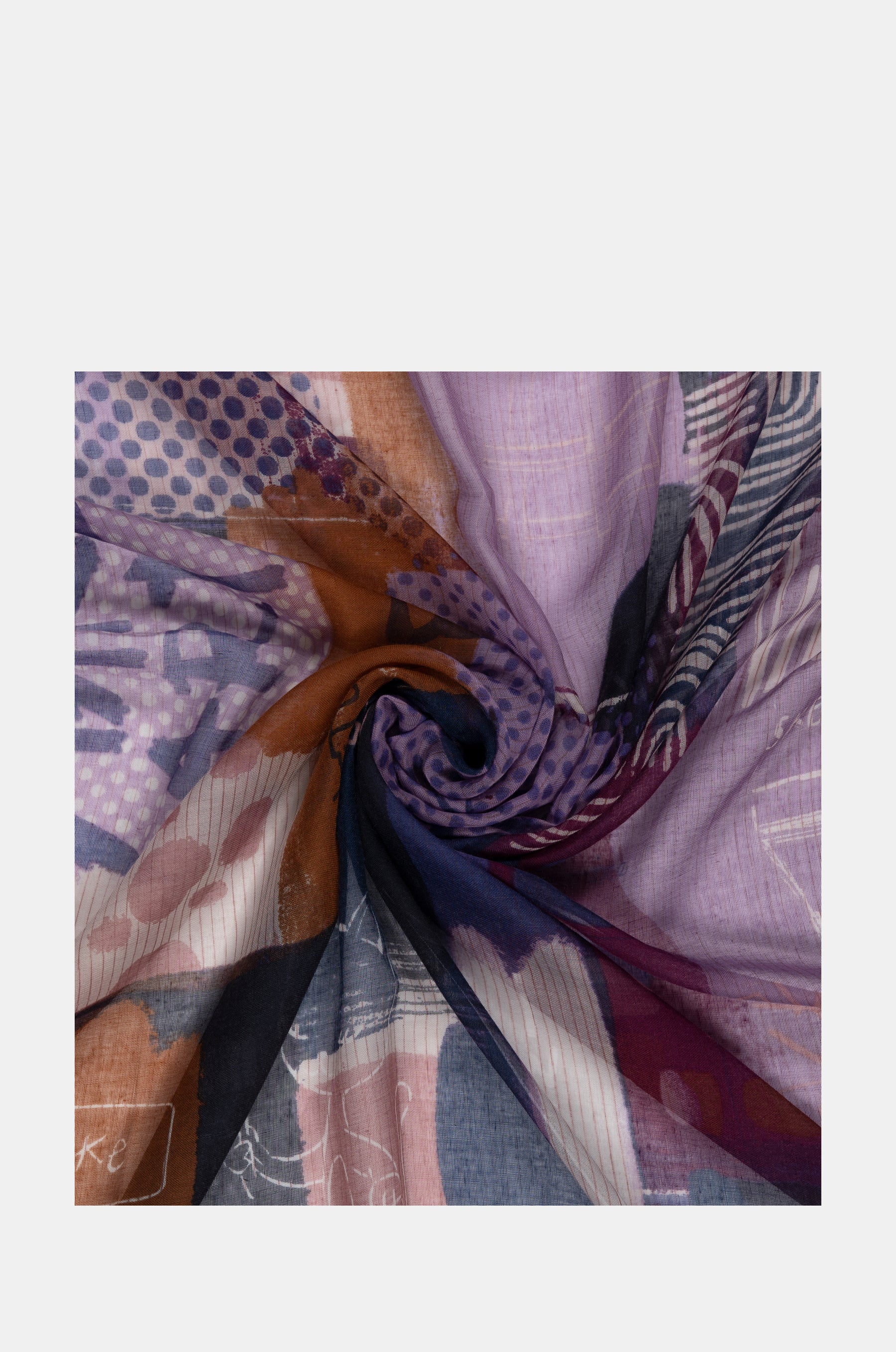 Kyomu violet scarf