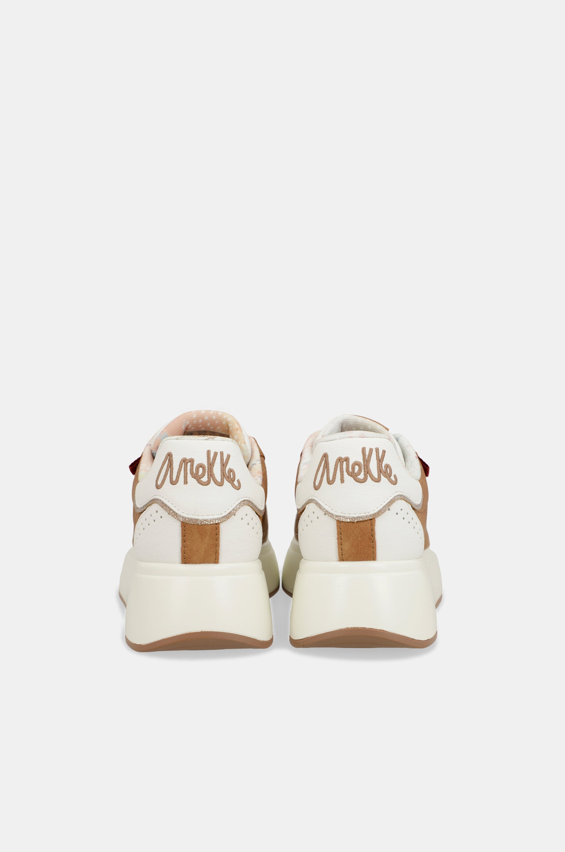 Peace & Love brown sneakers
