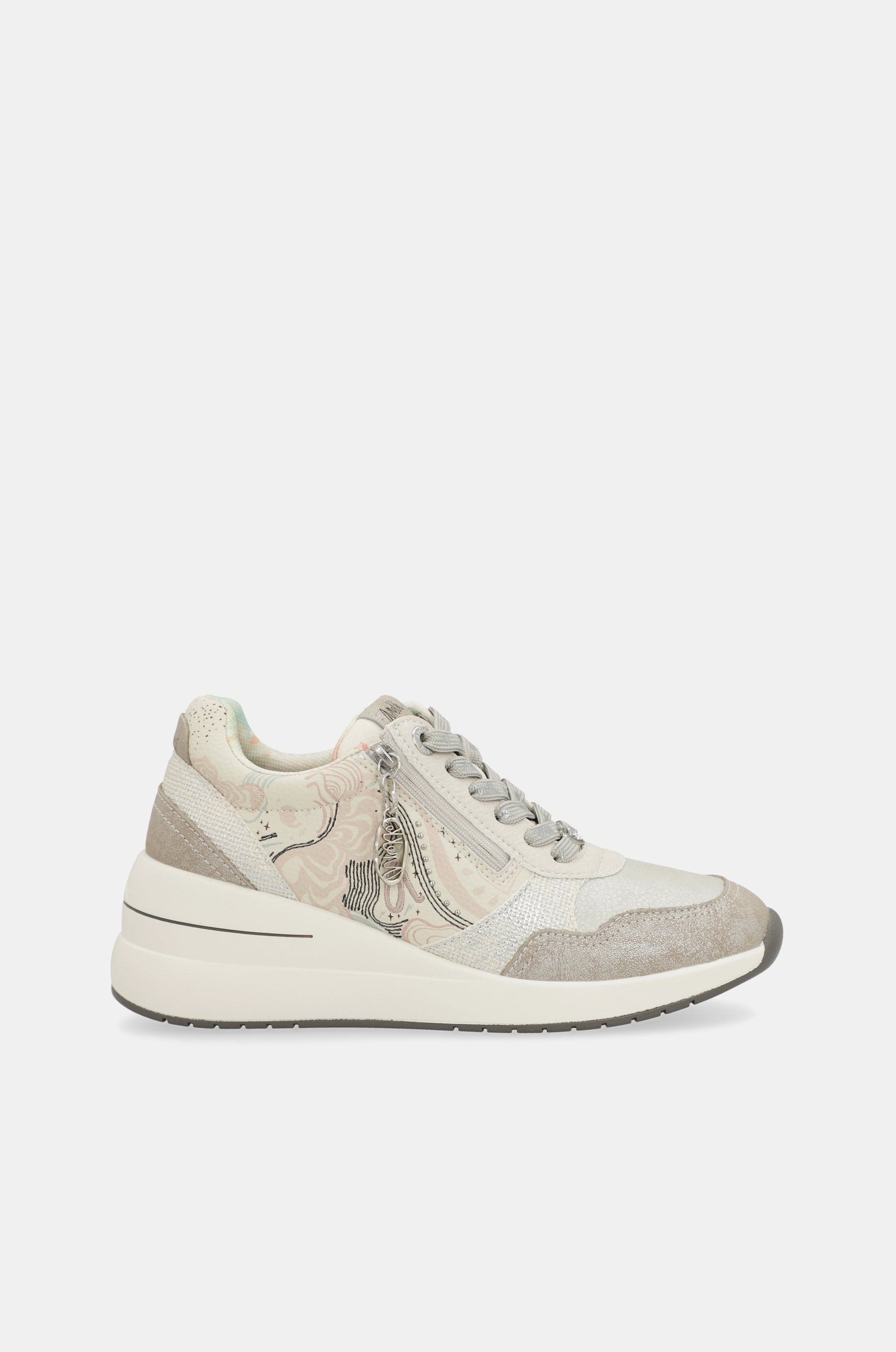 Psicodelic wedge sneakers