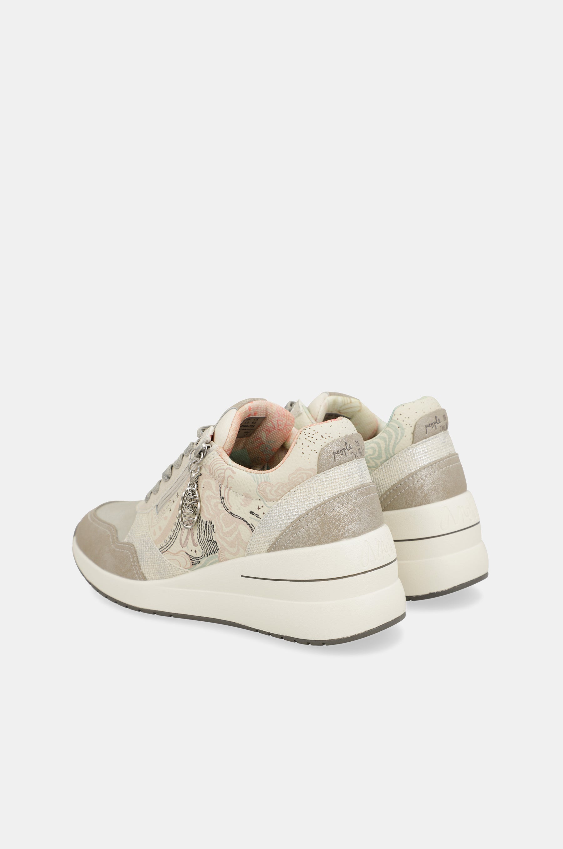 Psicodelic wedge sneakers