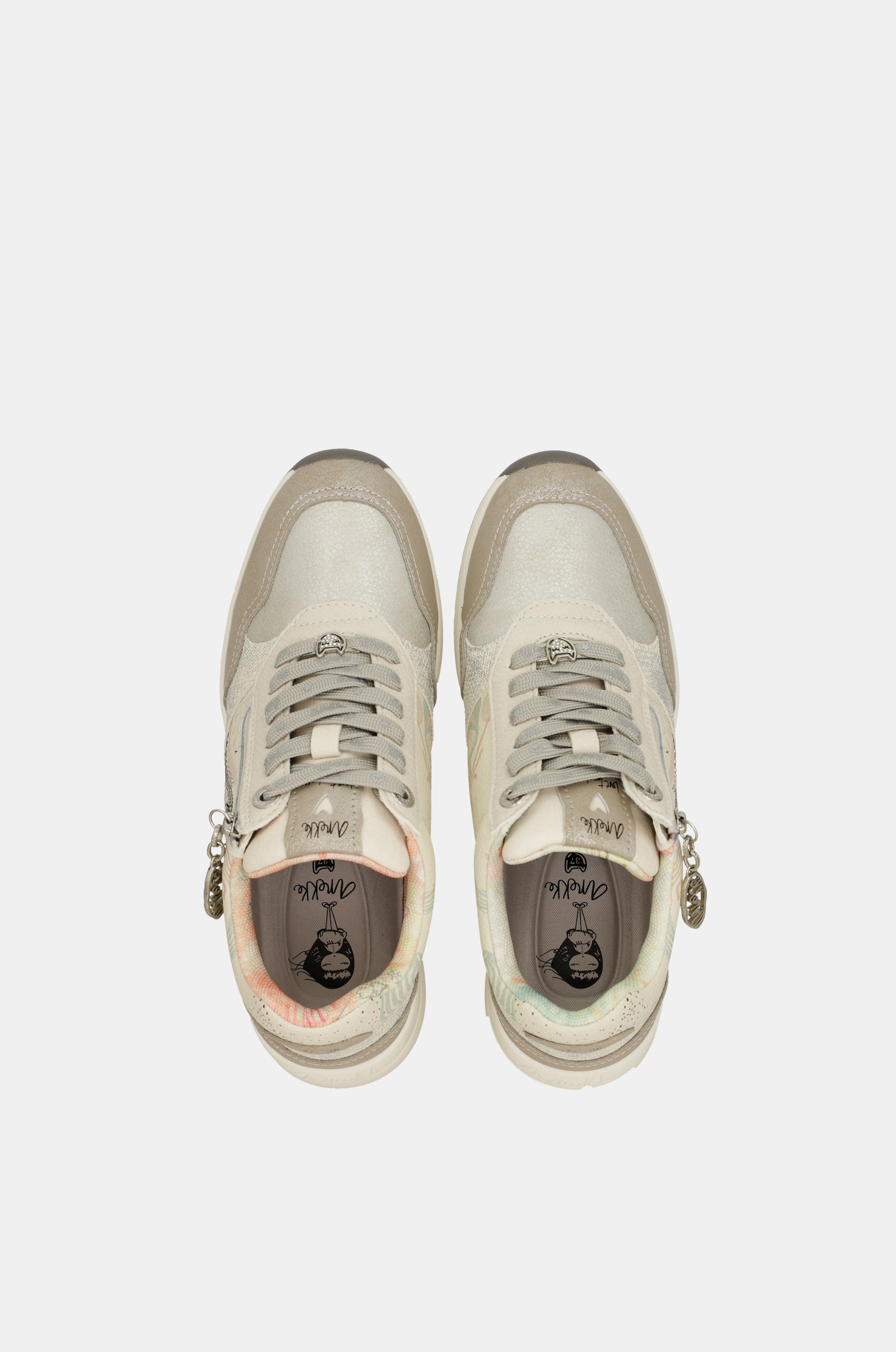 Psicodelic wedge sneakers