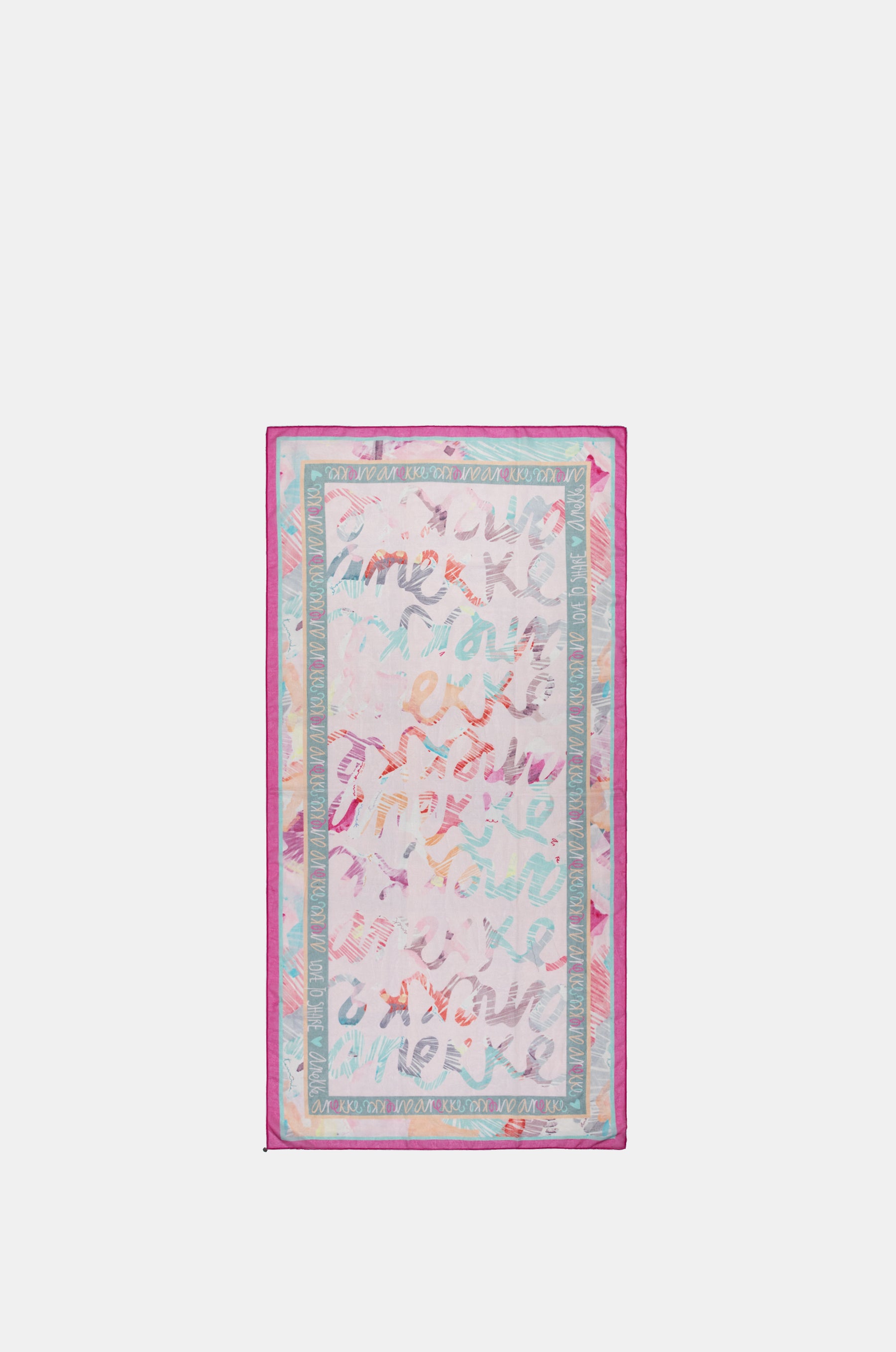 Fashion logo scarf