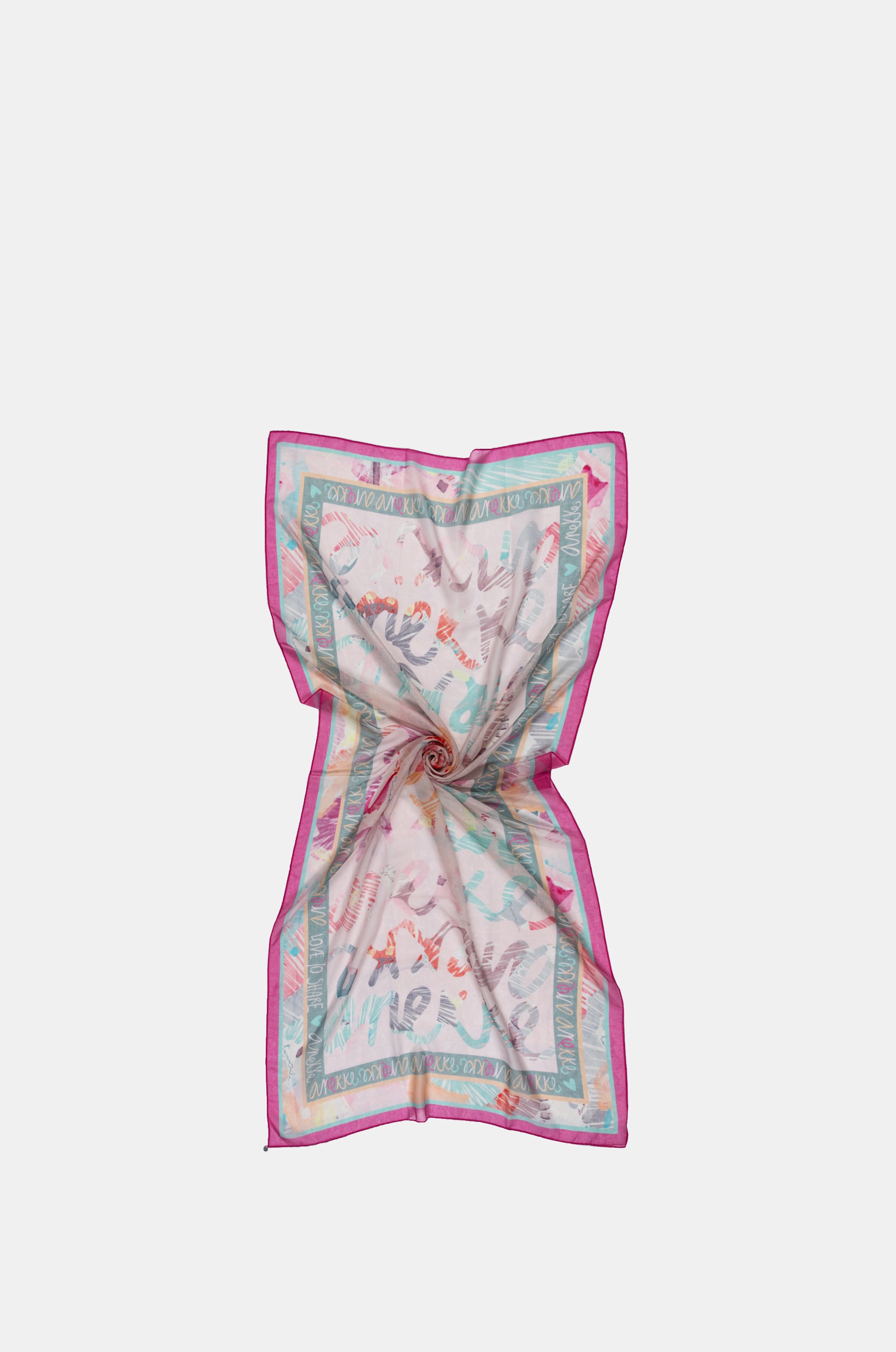 Fashion logo scarf