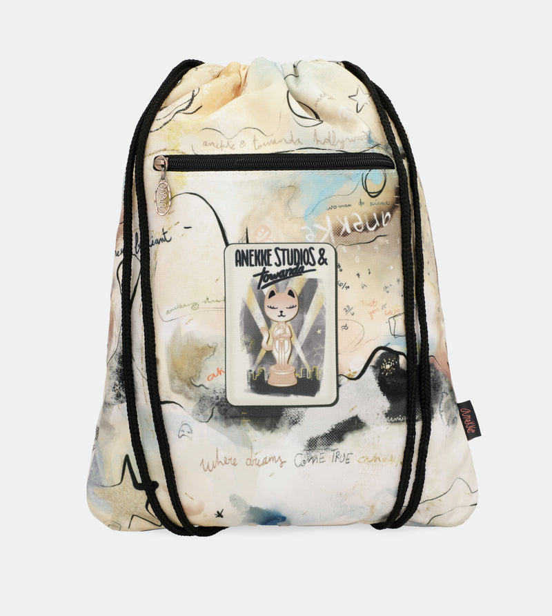 Hollywood fabric drawstring backpack