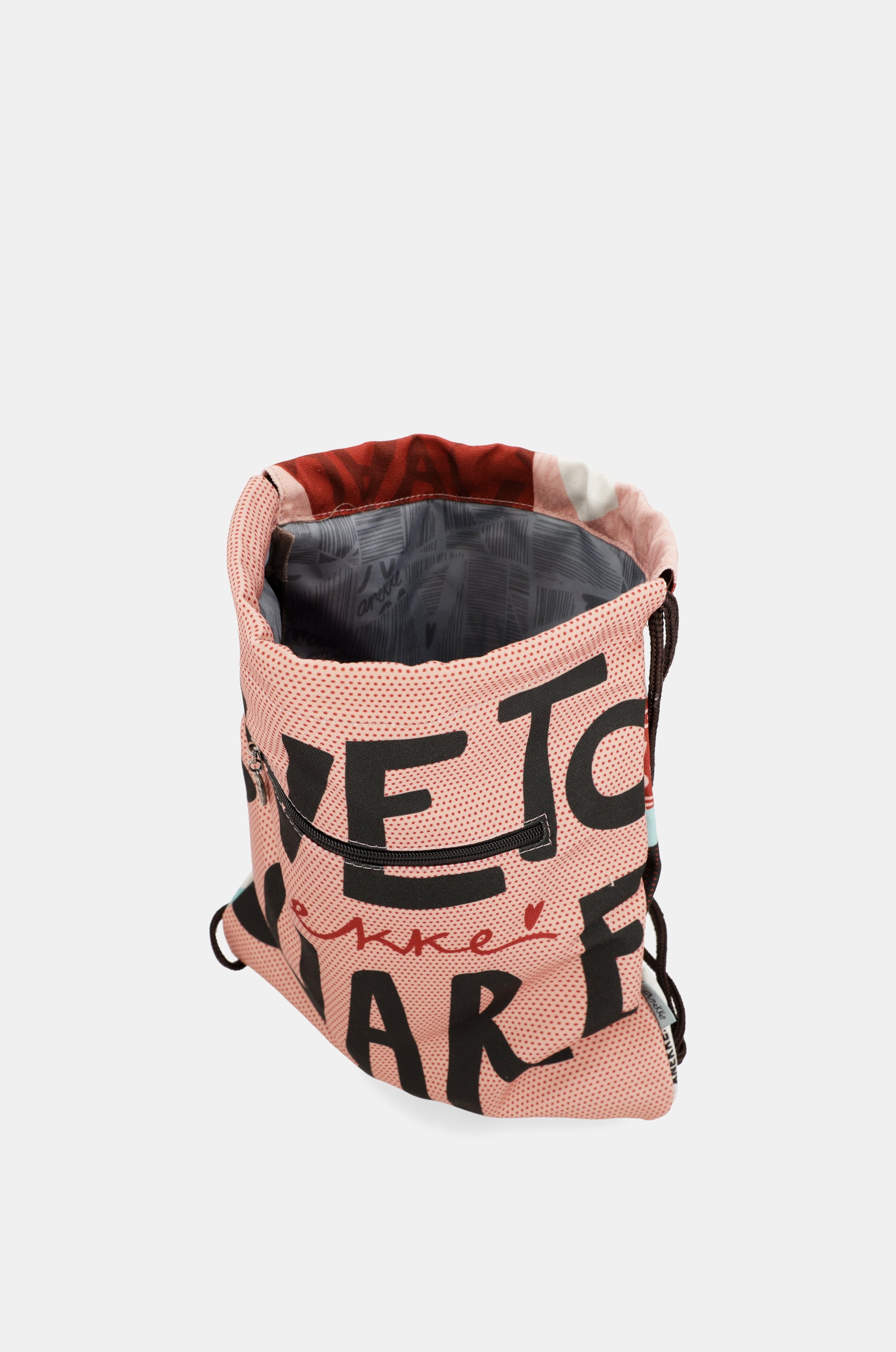 Fashion fabric drawstring backpack
