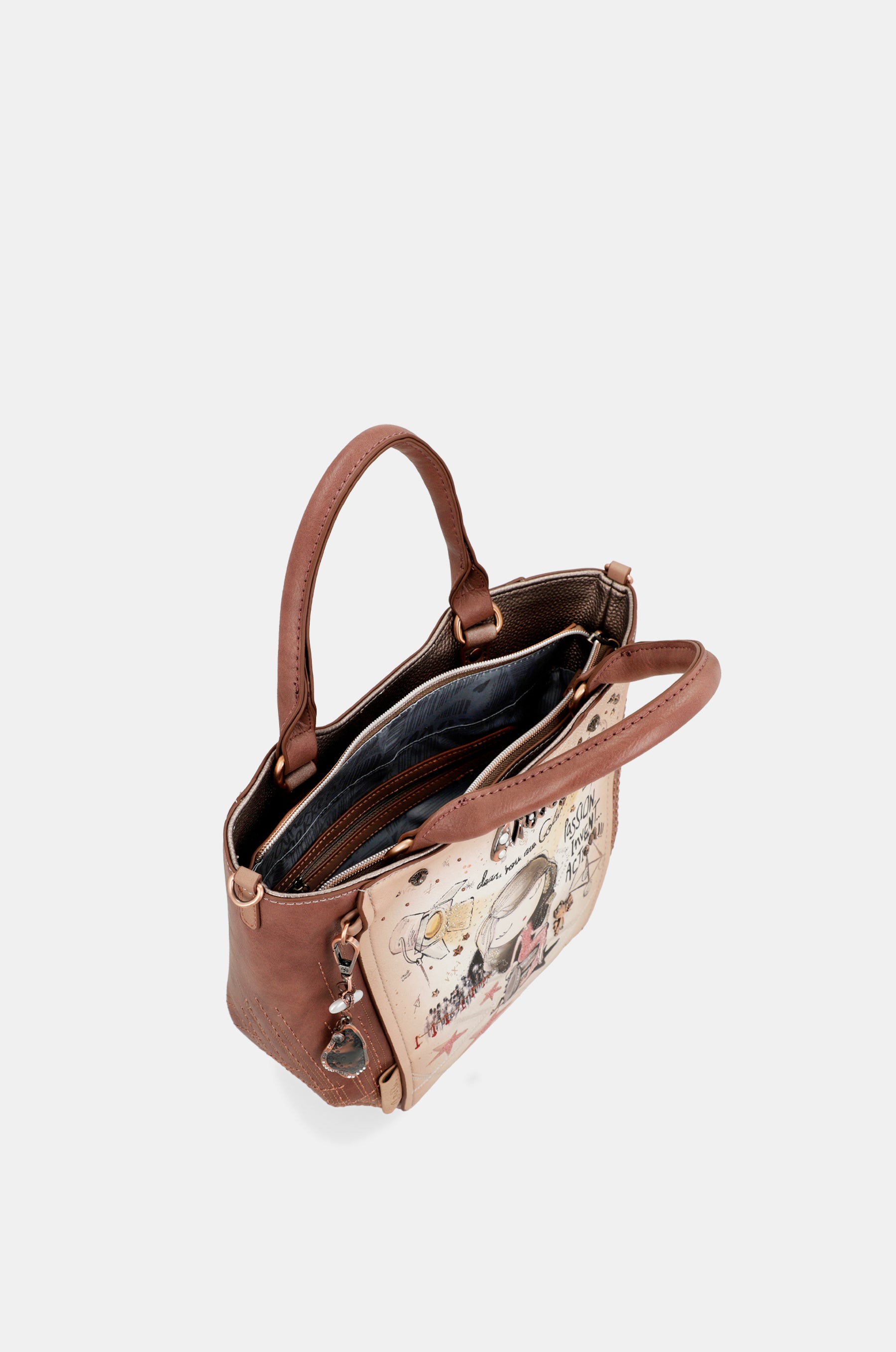 Hollywood tote with shoulder strap