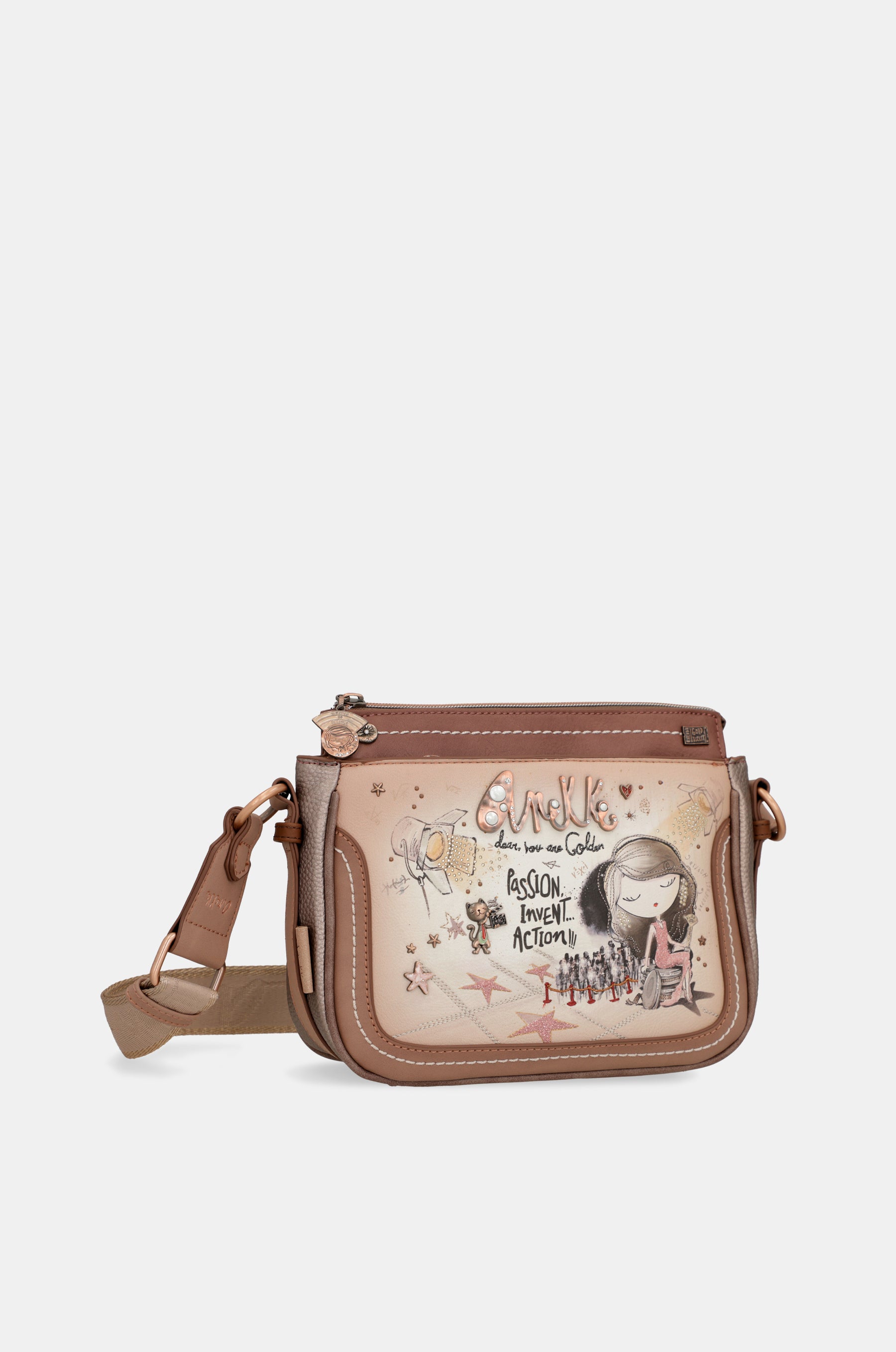 Hollywood 3-compartment crossbody bag