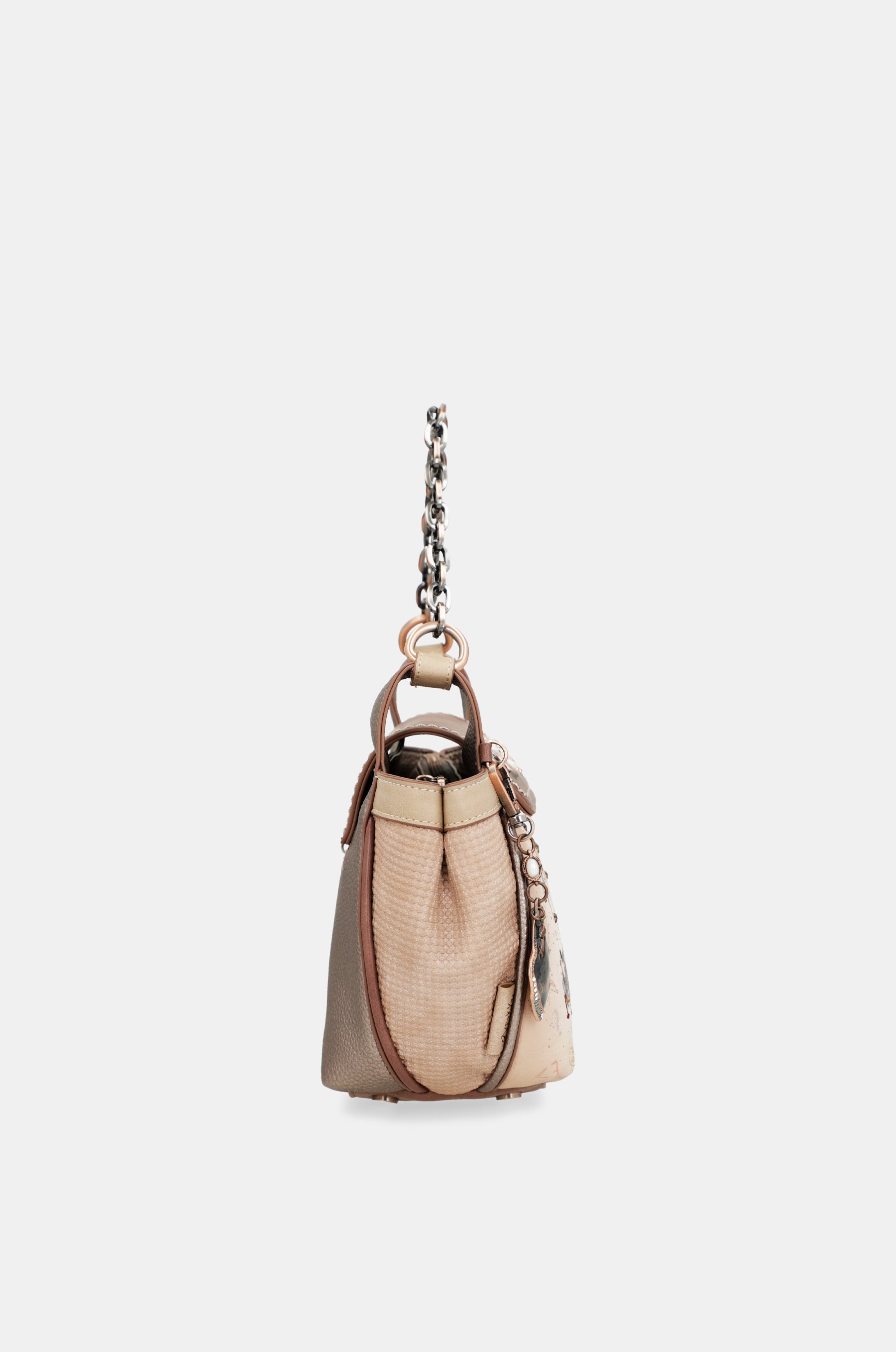 Hollywood crossbody bag with metal handle