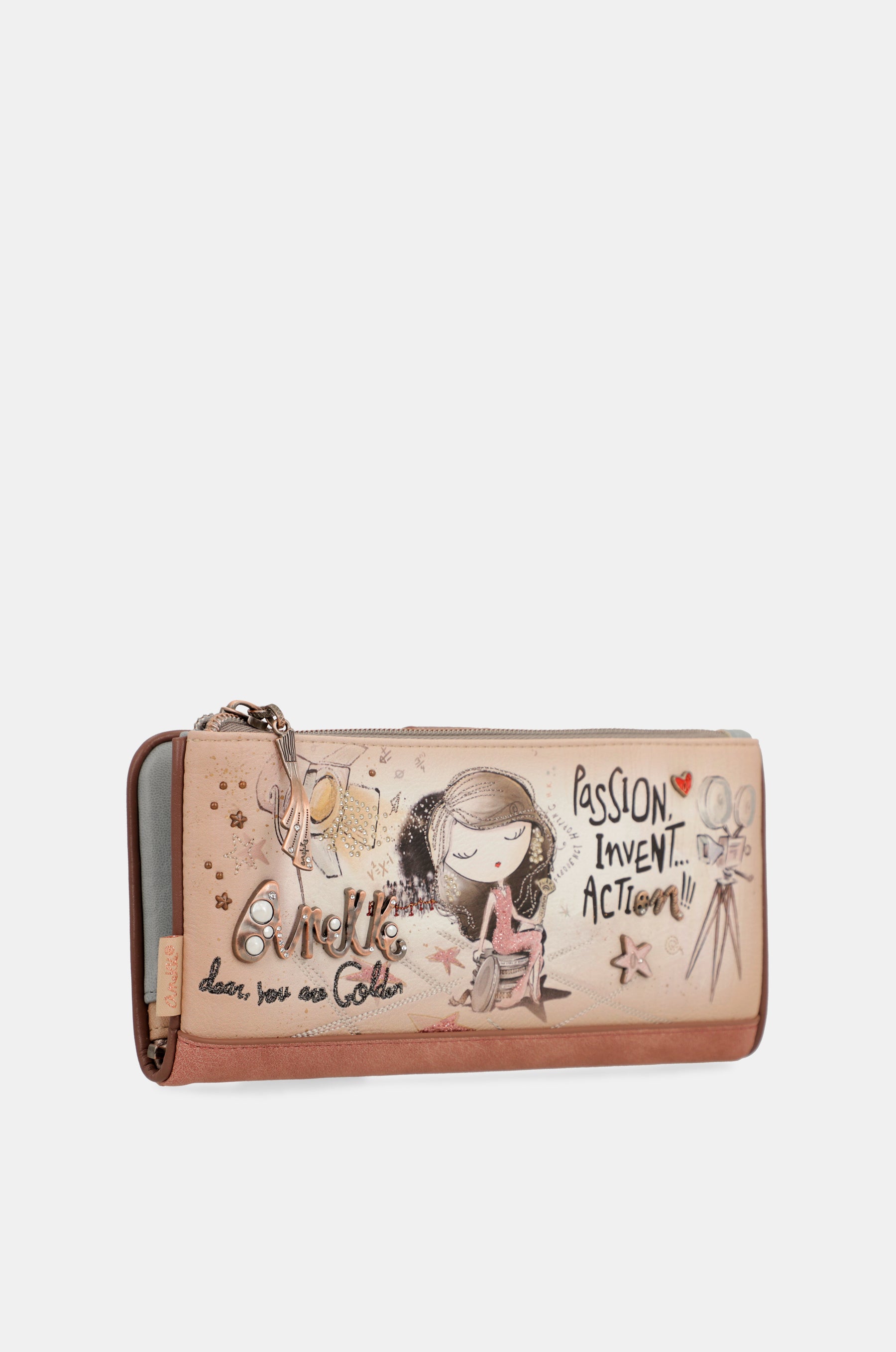Hollywood flexible large RFID wallet