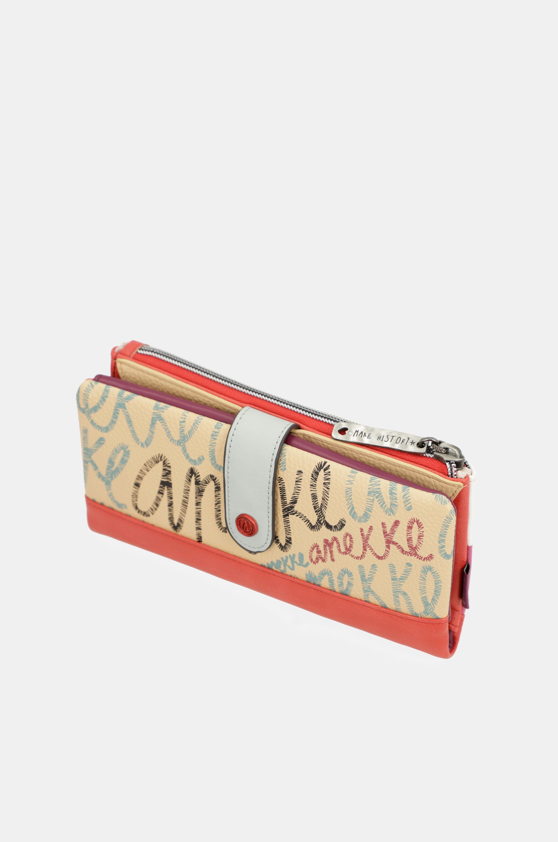 Fashion flexible large RFID wallet