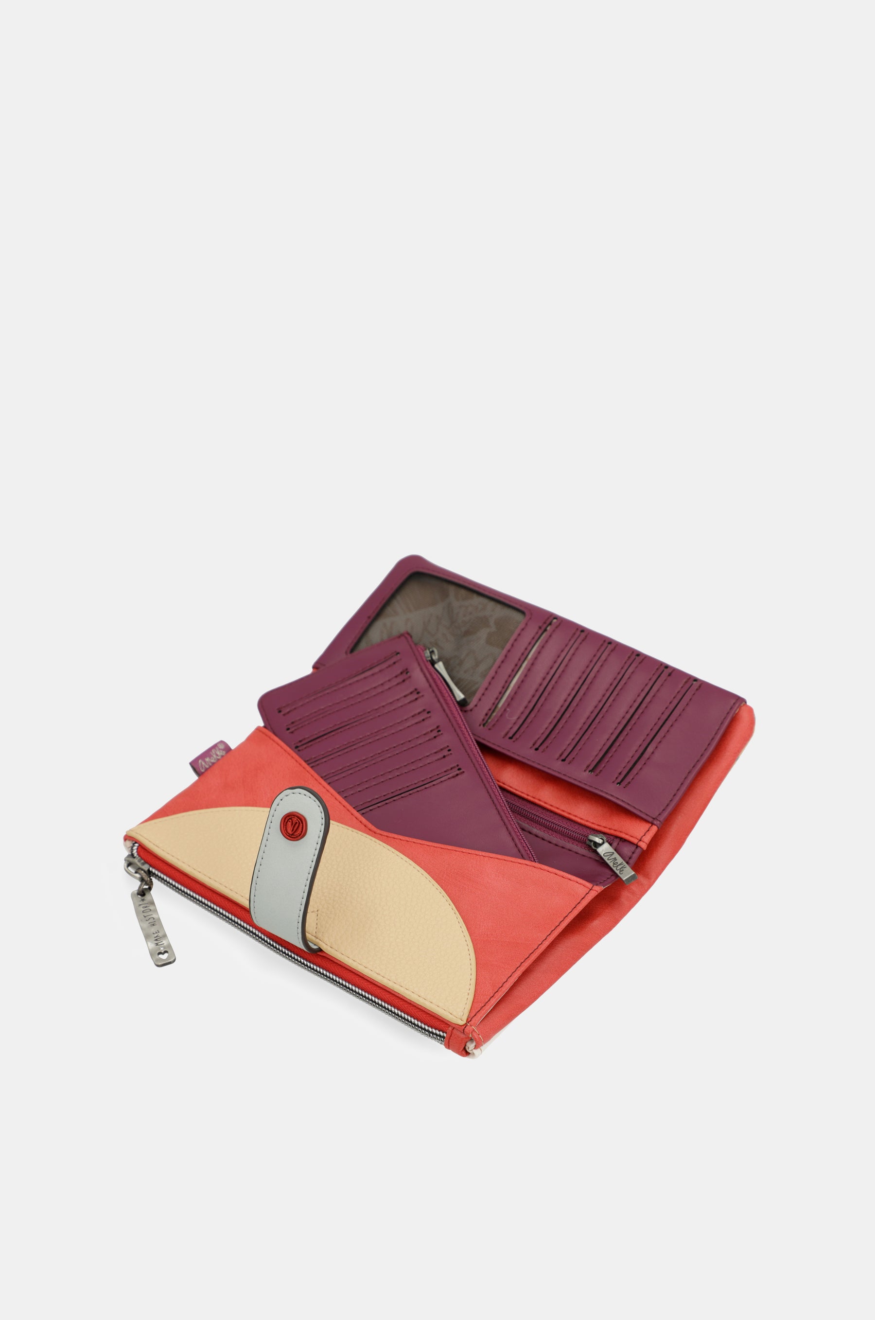 Fashion flexible large RFID wallet