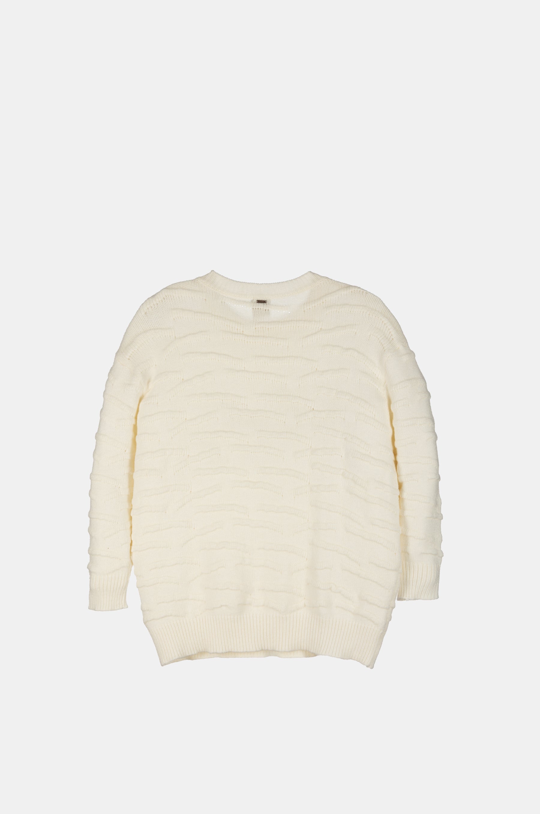 Ecru knitted jumper