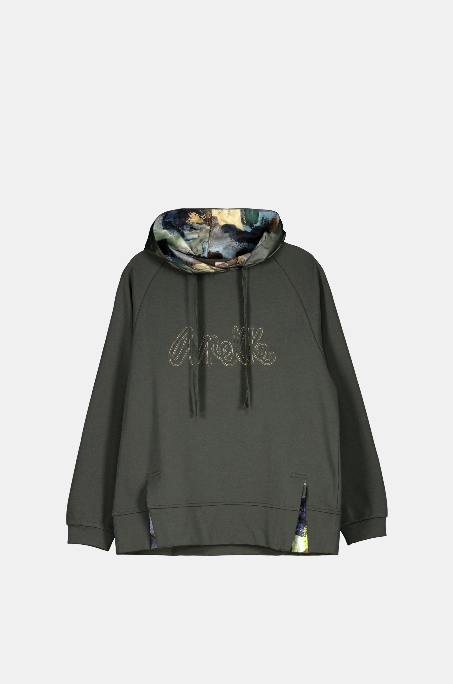 Green hoodie